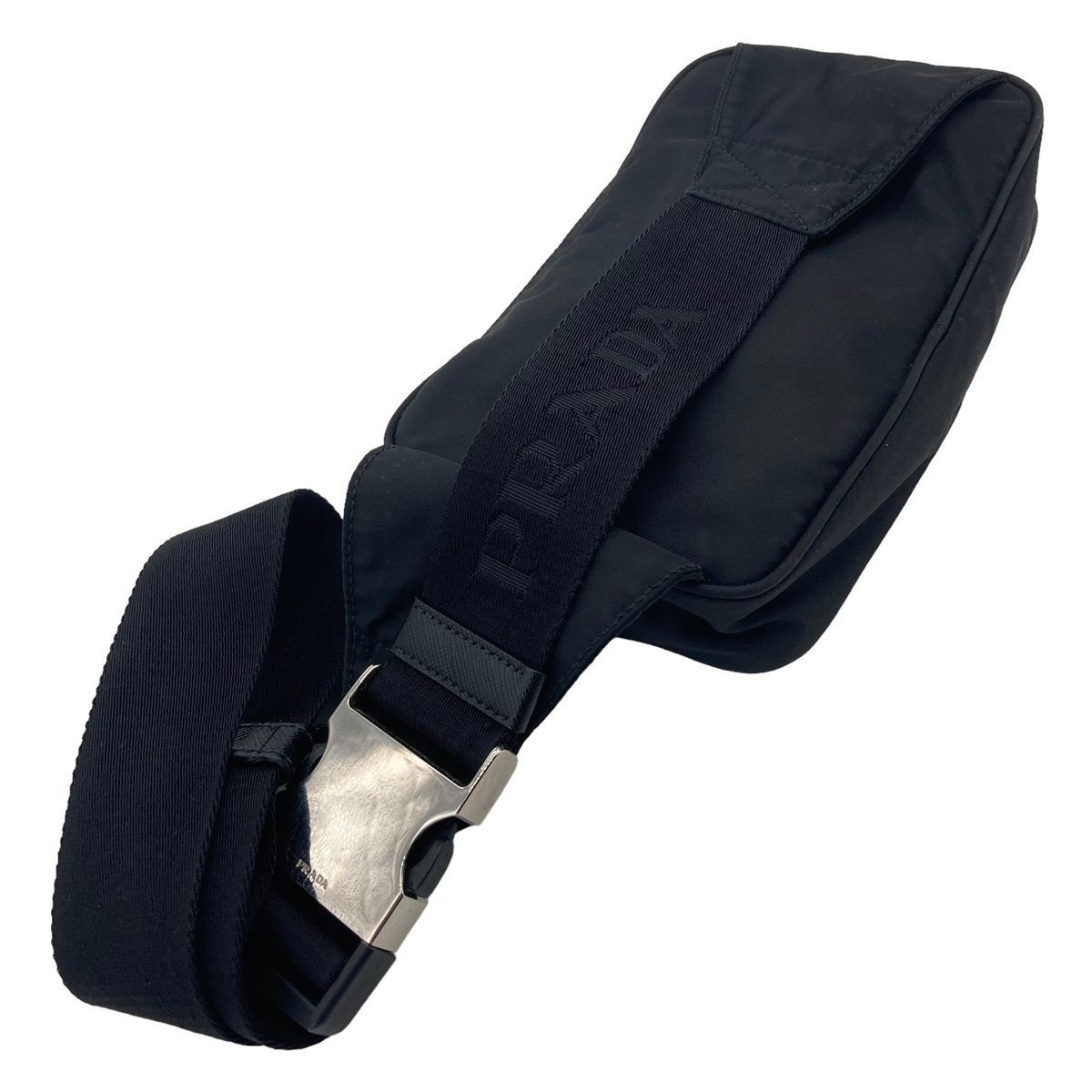 Prada Nylon Belt Body Bag Waist Pouch Black