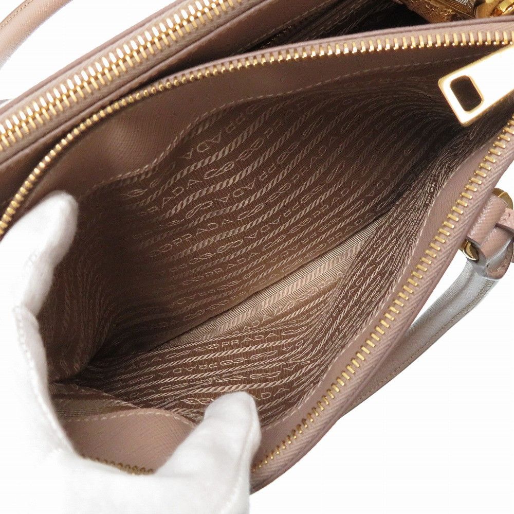 Prada Galleria Small Saffiano Leather Handbag Cipria Bags Luggage