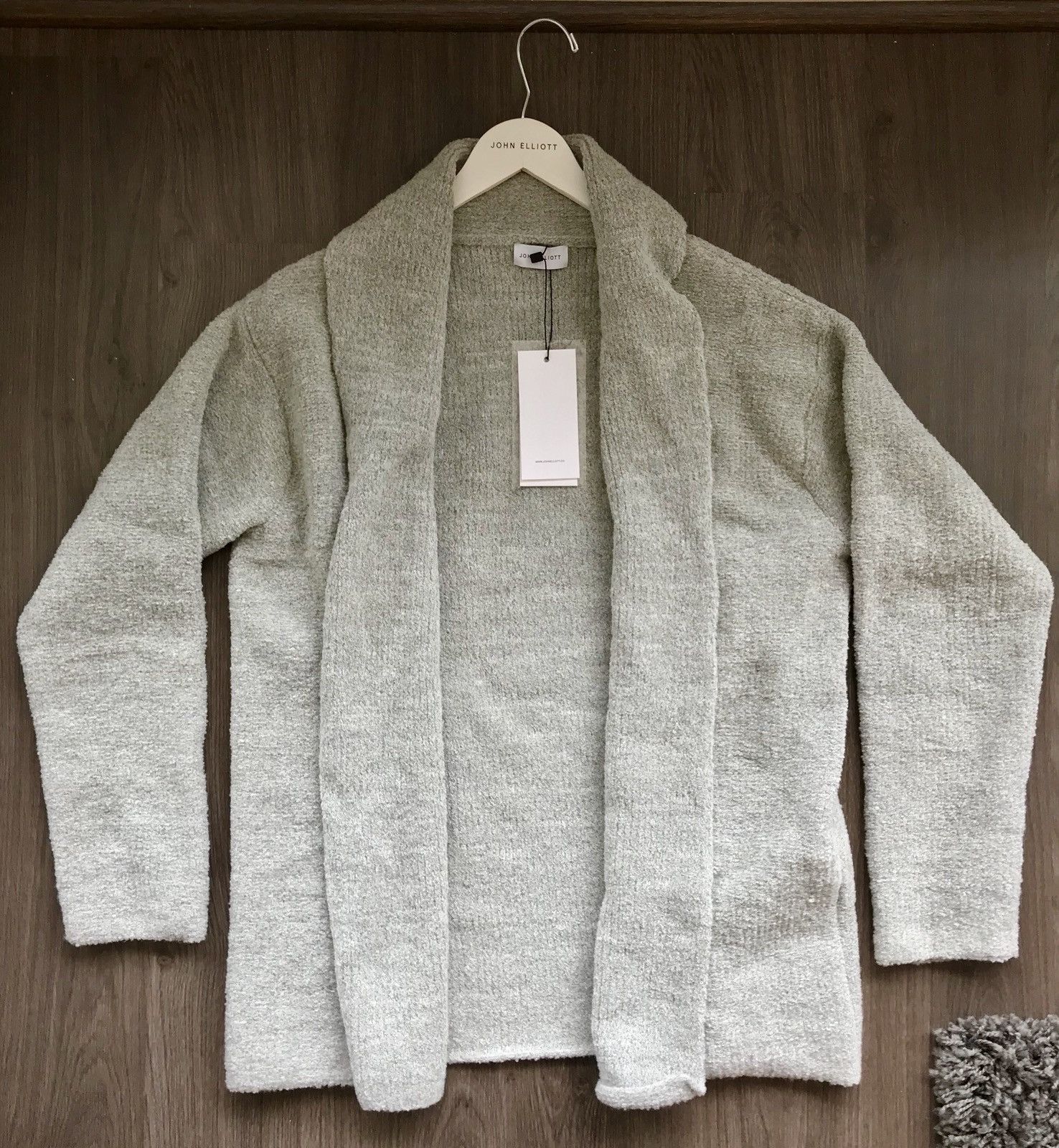 John elliott boucle cardigan best sale