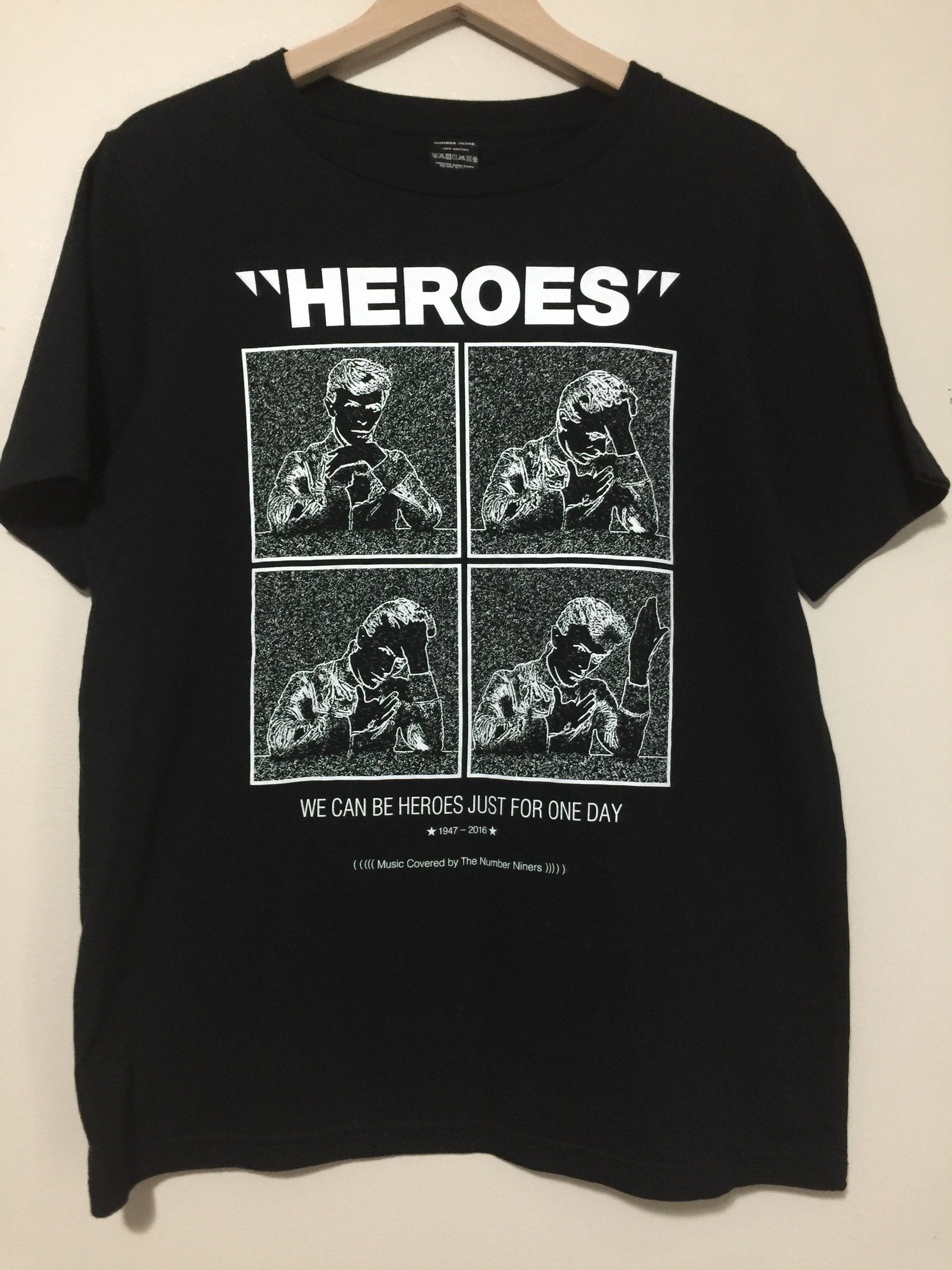 Number (N)ine Number (N)ine David Bowie HEROES Tee Size US M / EU 48-50 / 2 - 1 Thumbnail