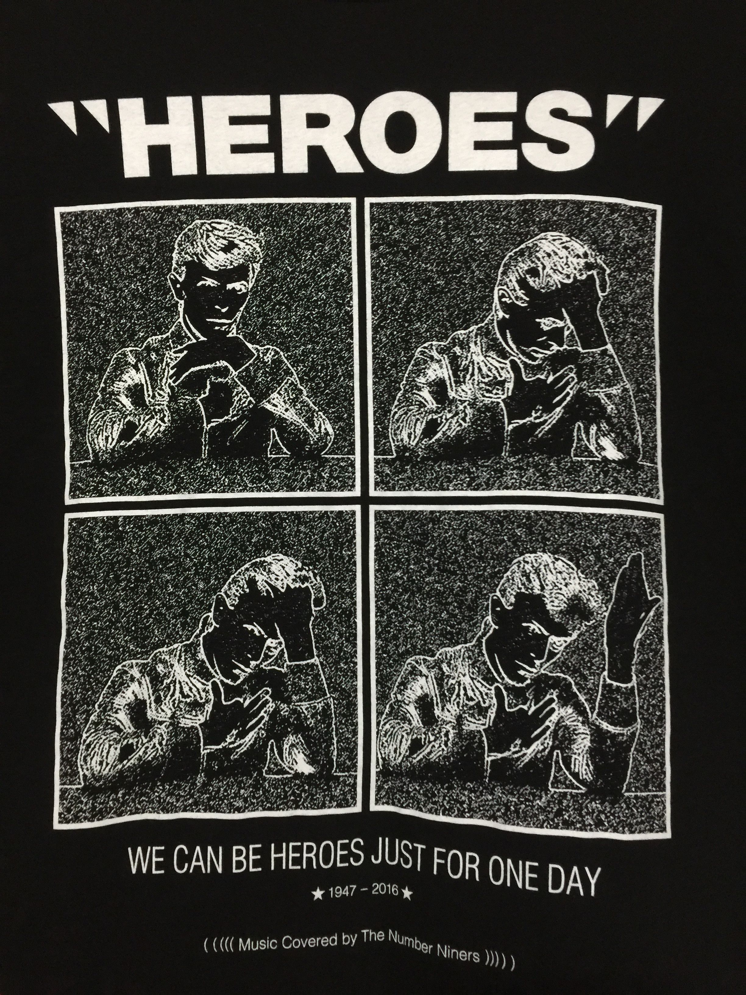 Number (N)ine Number (N)ine David Bowie HEROES Tee Size US M / EU 48-50 / 2 - 5 Thumbnail