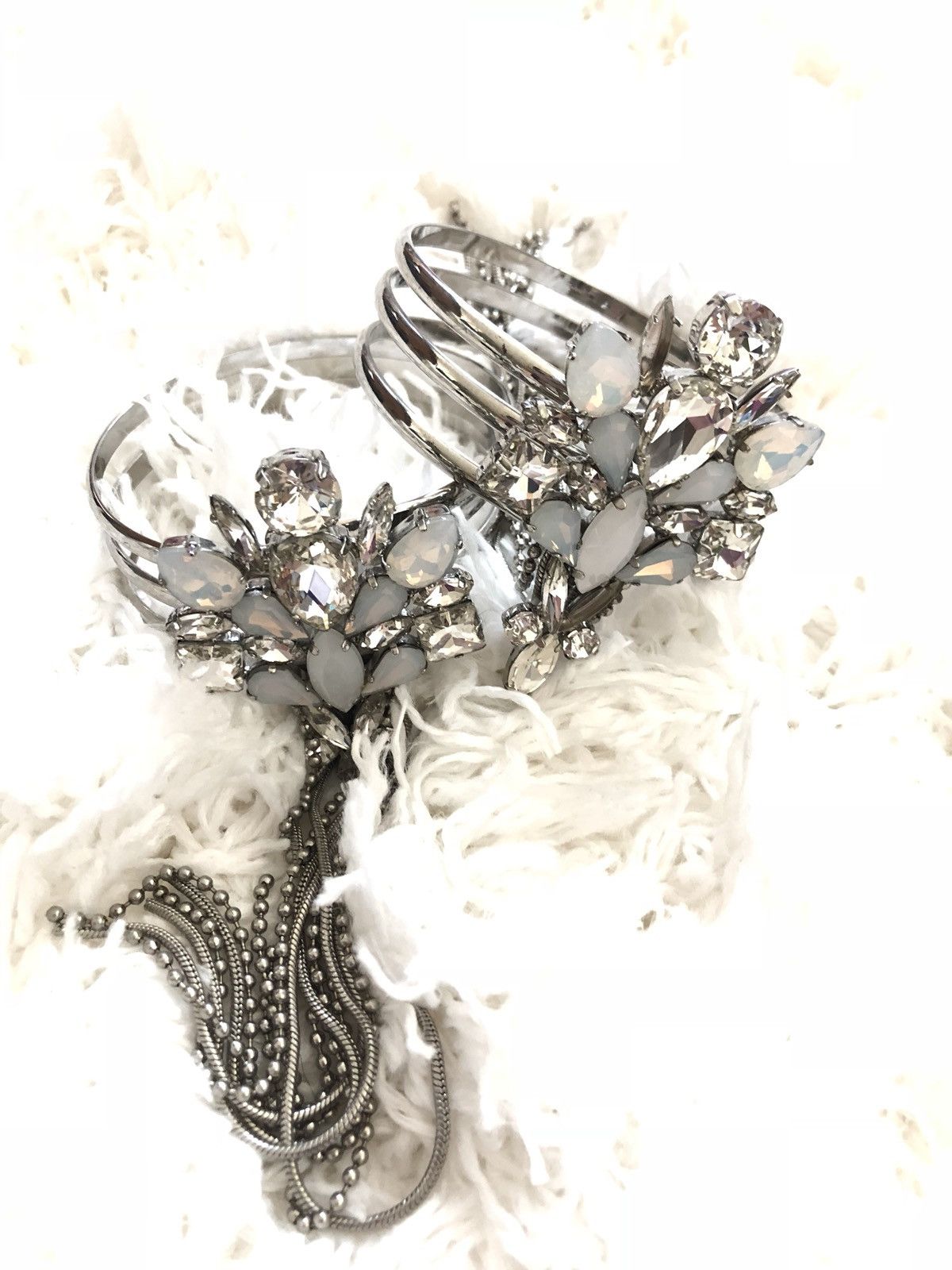 Stella Nemiro Atlantic Silver White Cuff