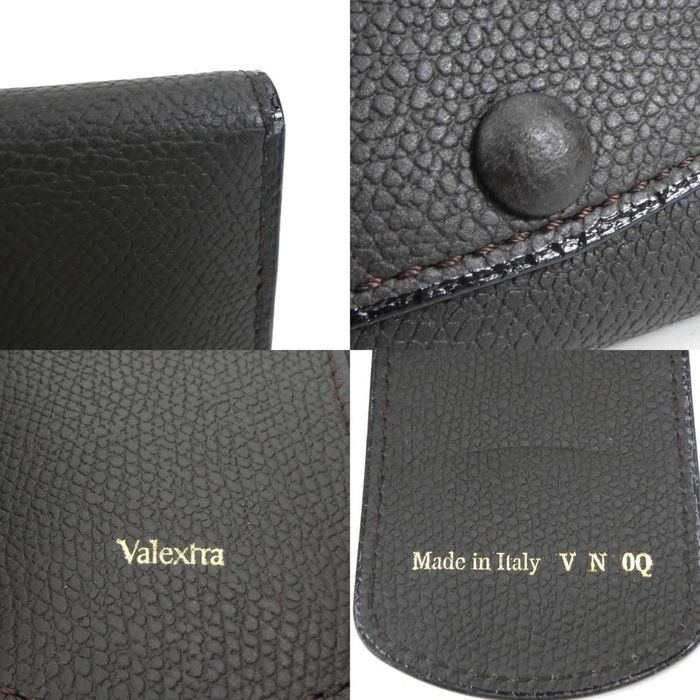 Valextra VALEXTRA key case leather dark brown unisex | Grailed