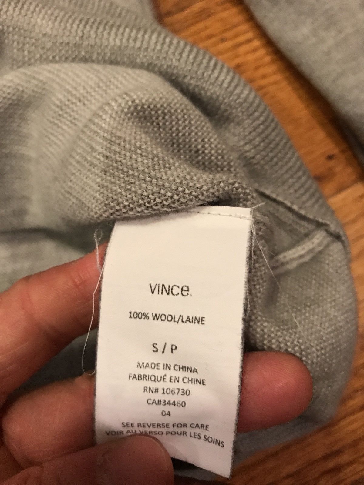 Vince Wool Slim Sweater Size US S / EU 44-46 / 1 - 5 Thumbnail