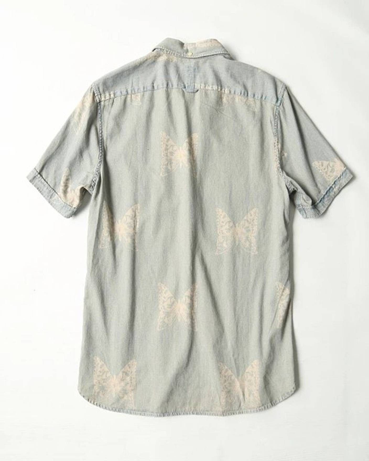 Allsaints Papillon Short Sleeve Shirt Size US M / EU 48-50 / 2 - 2 Thumbnail