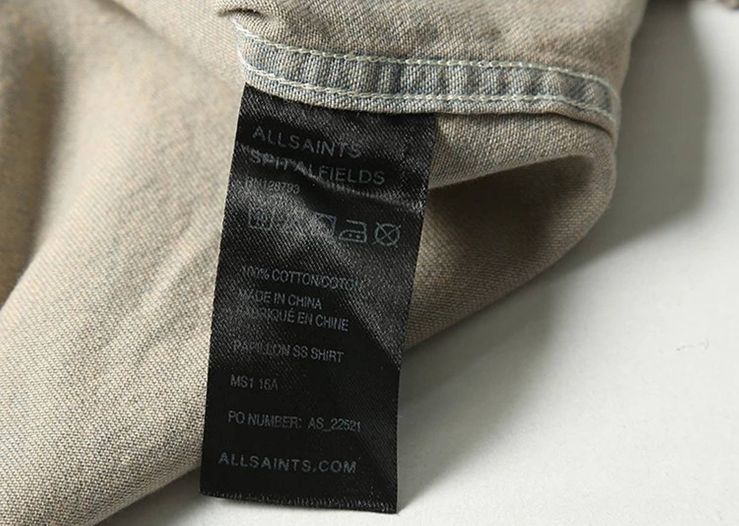 Allsaints Papillon Short Sleeve Shirt Size US M / EU 48-50 / 2 - 16 Thumbnail