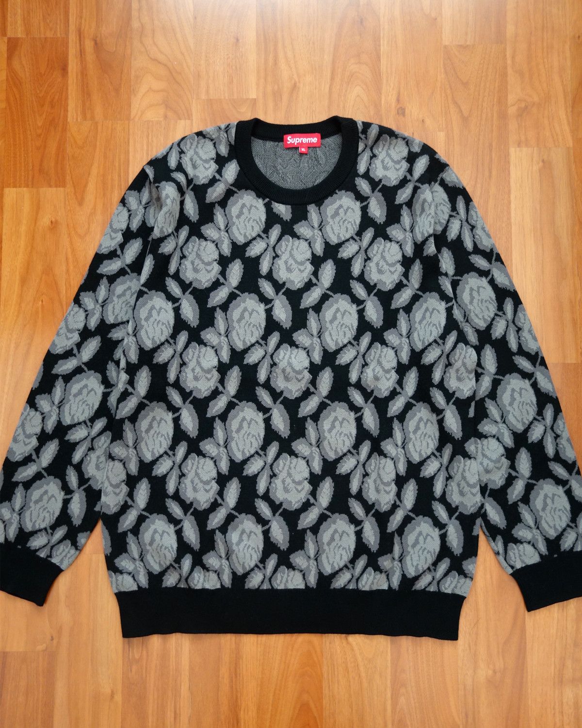 Supreme Supreme Rose Sweater F/W 2012 Black | Grailed