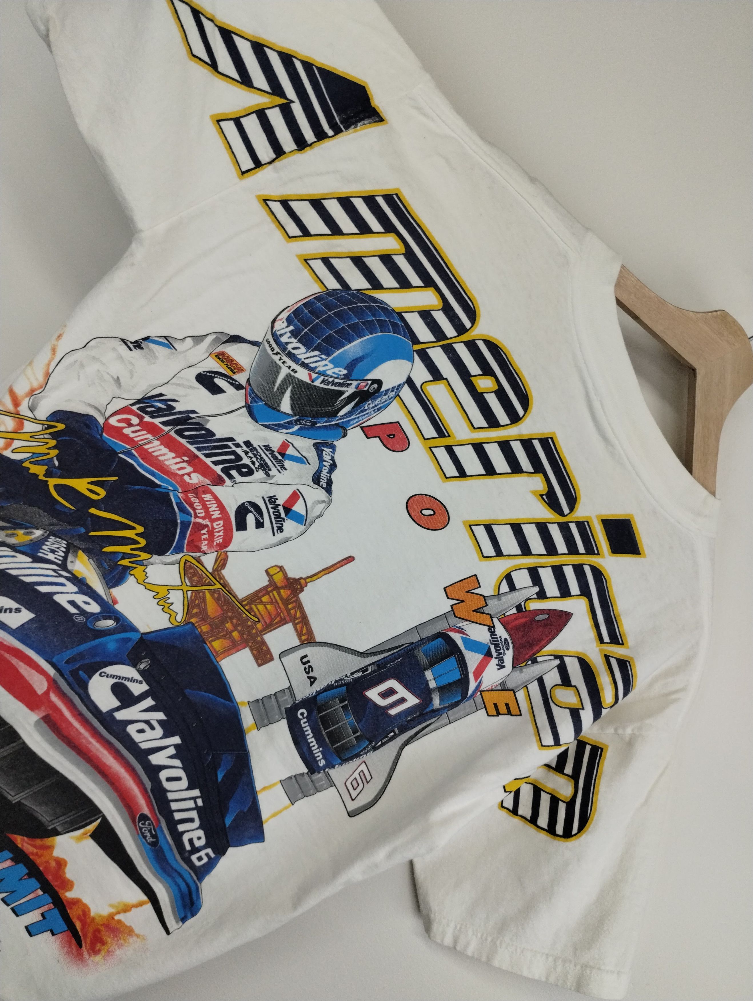 NASCAR Vintage 90s Valvoline Nascar Racing Tee Size US L / EU 52-54 / 3 - 4 Thumbnail