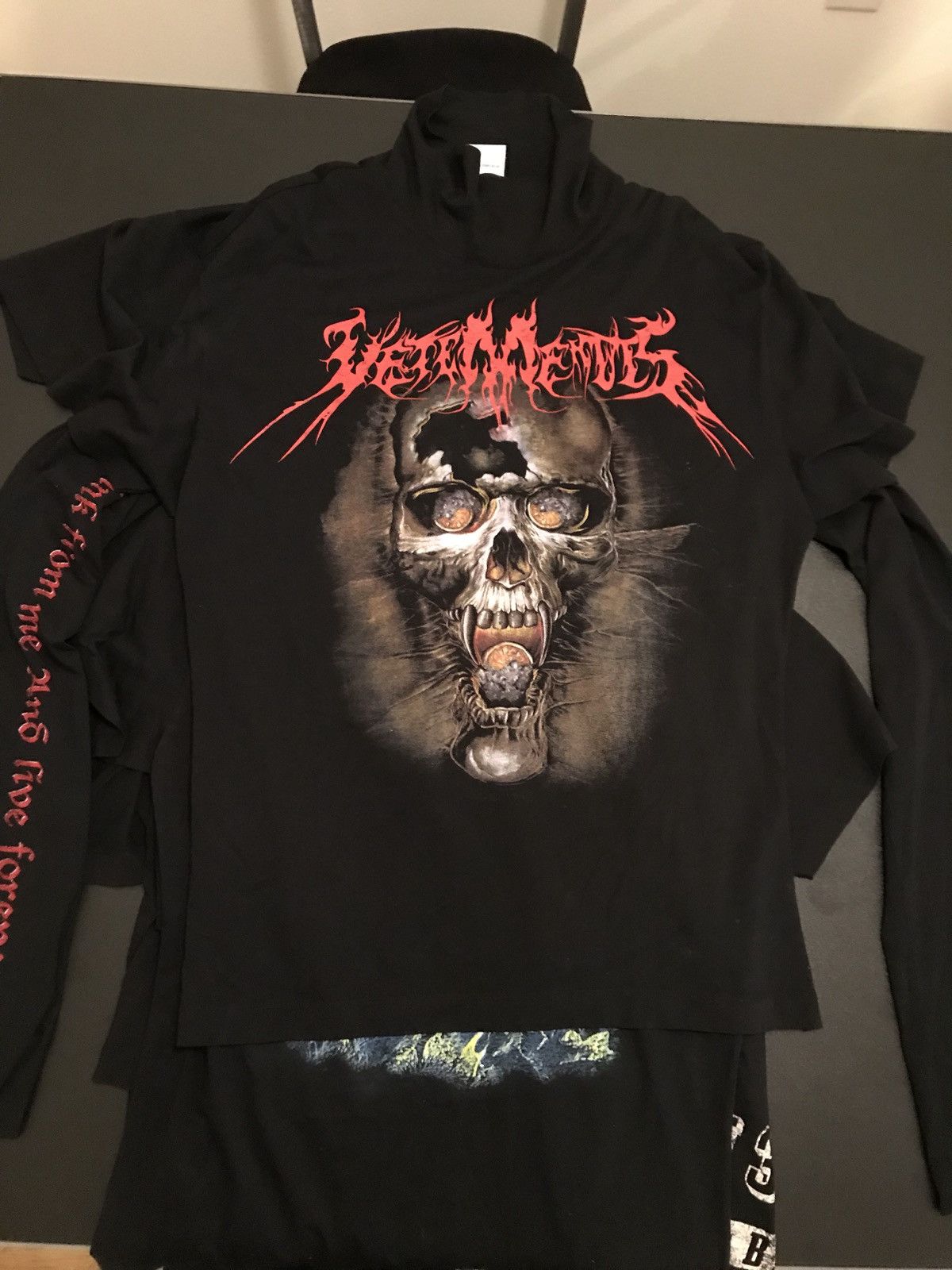 Vetements Vetements metal skull layered dress | Grailed