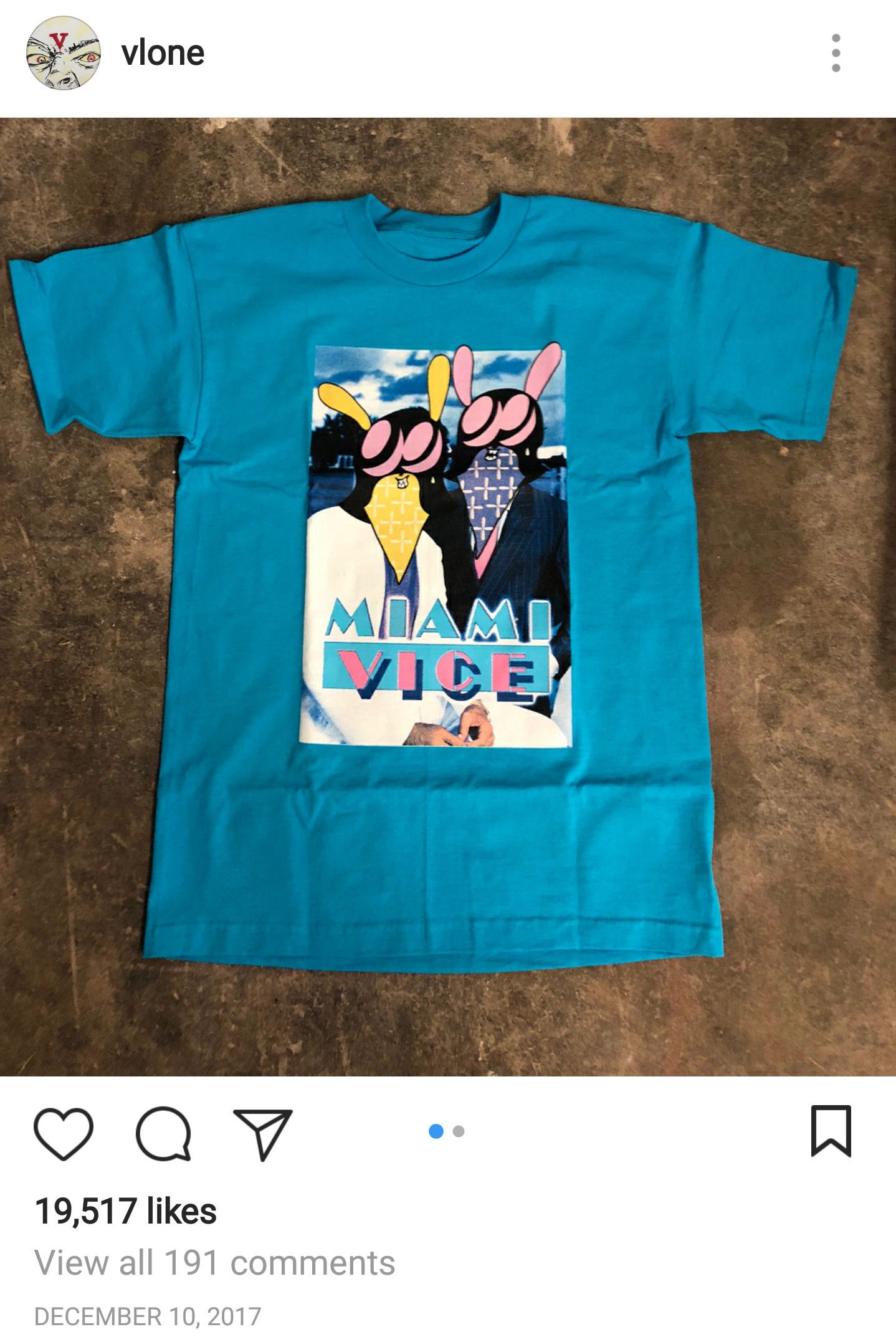 Vlone Miami Vice VLONE x Skoloct tee Grailed