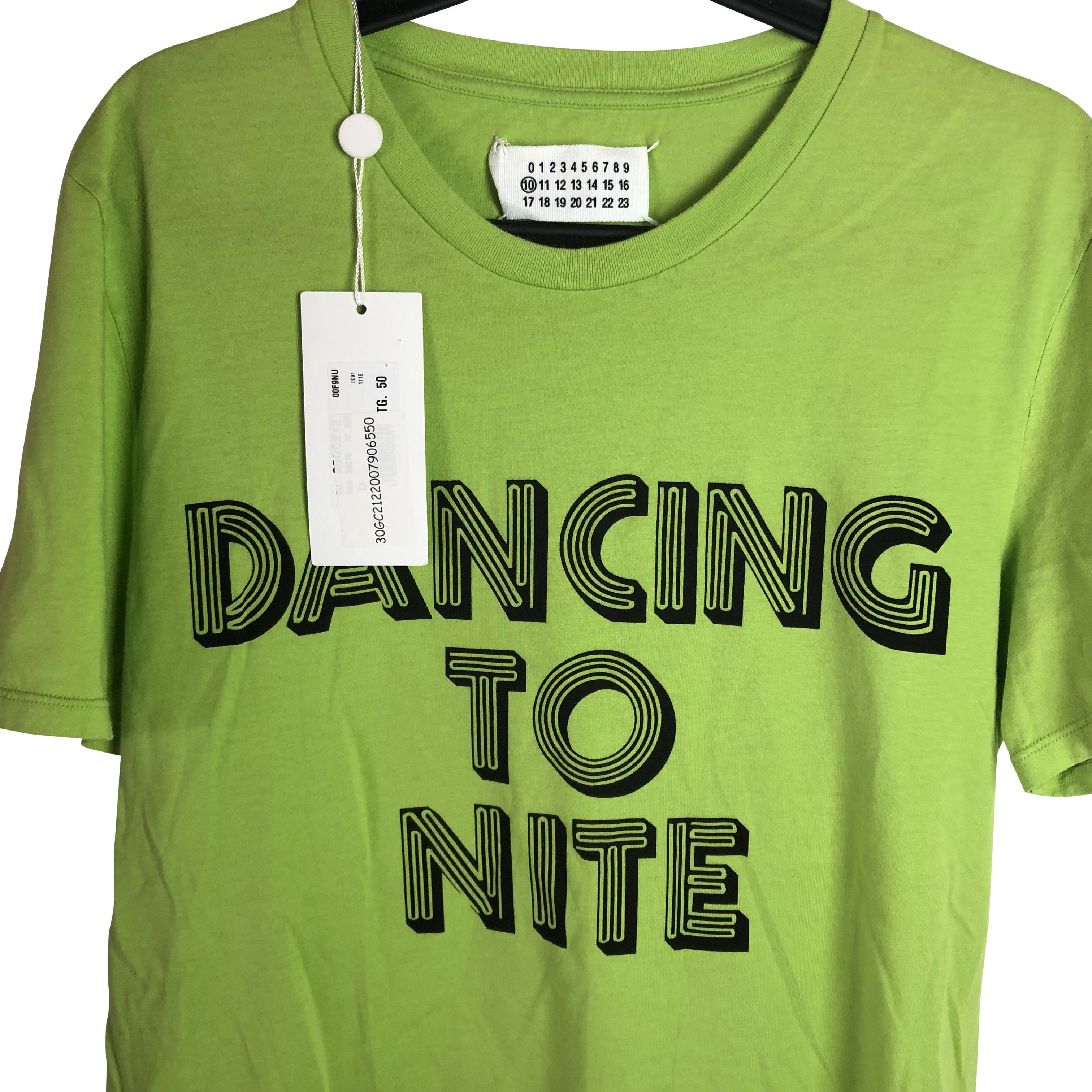 Maison Margiela 2009 dancing to nite t shirt | Grailed
