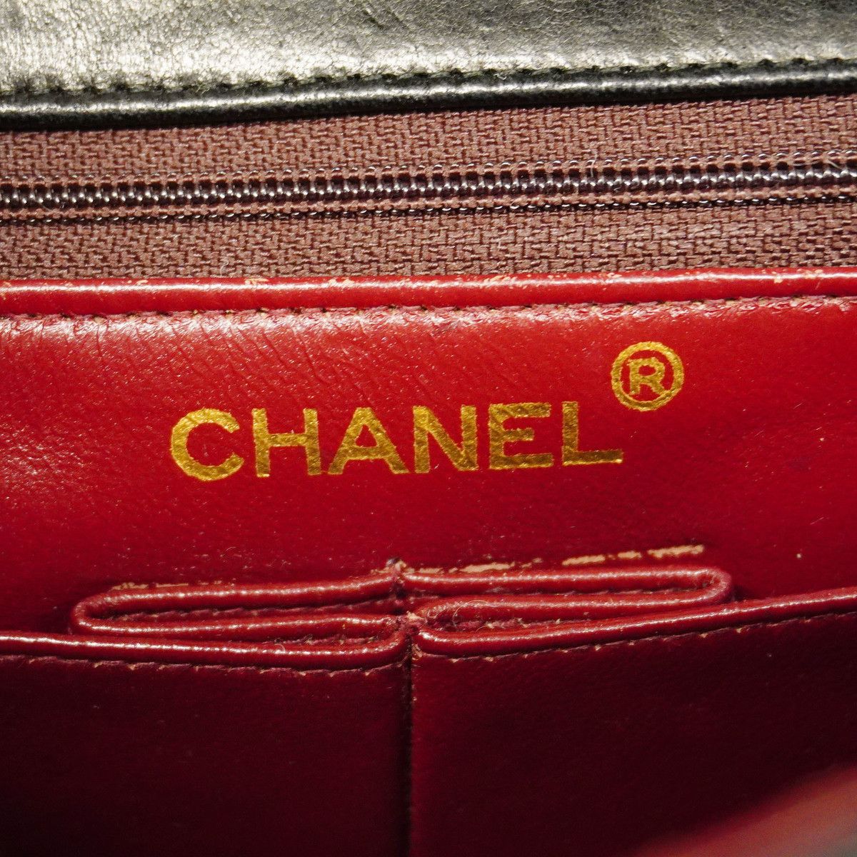 Chanel Mini Matelasse Single Chain Lambskin Black