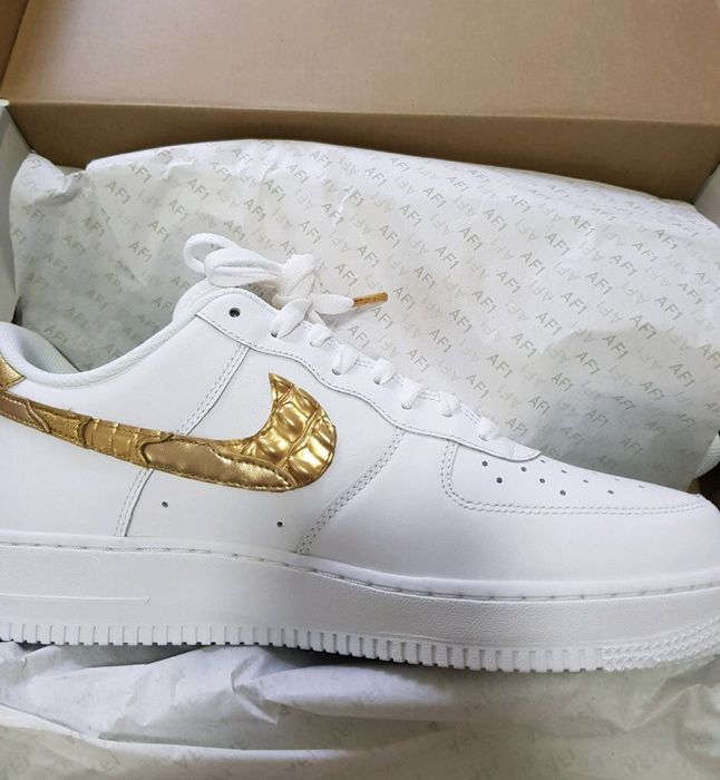 Af1 cr7 golden online patchwork