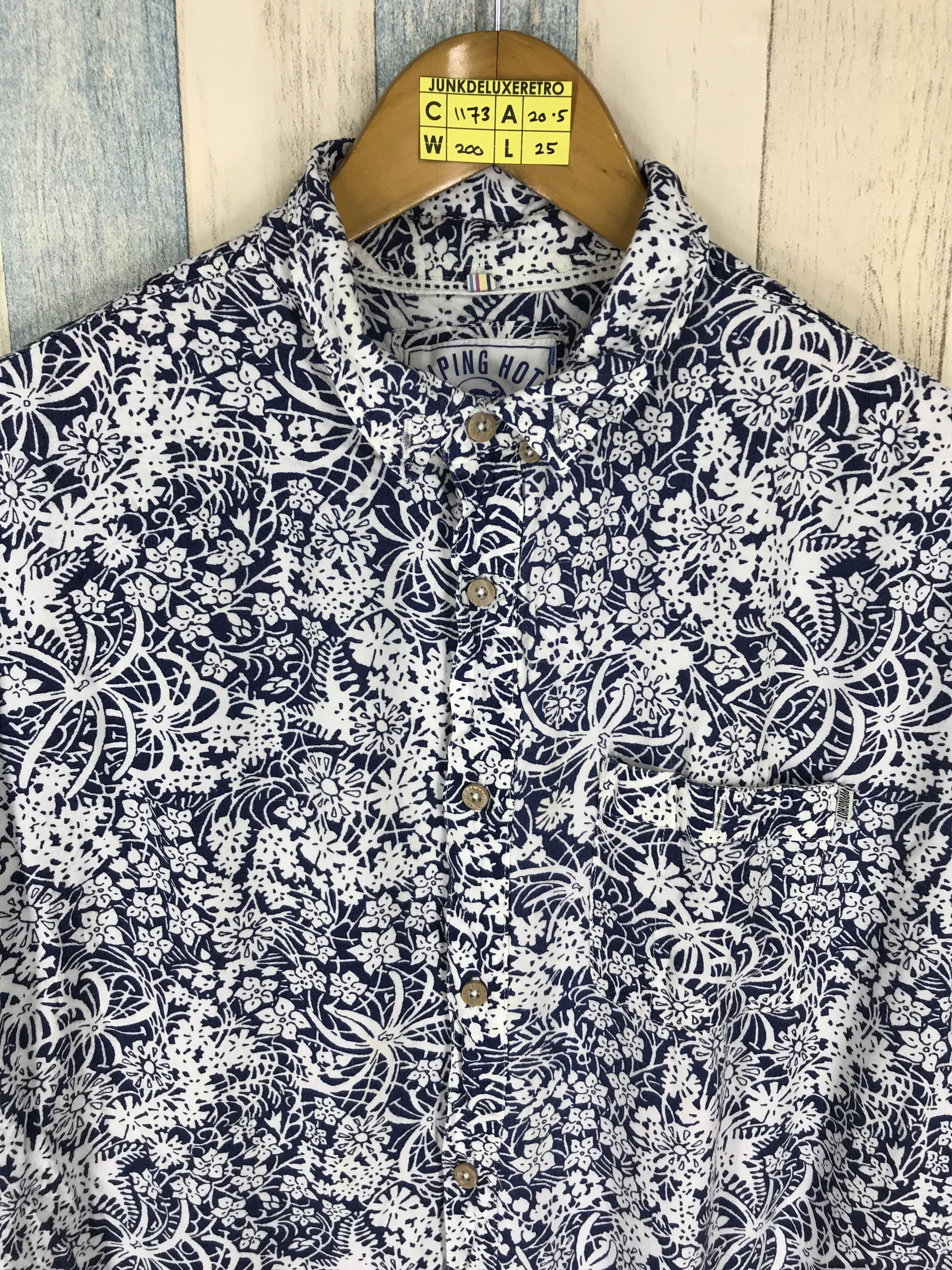 Vintage Vintage 90's Paisly Floral Buttondown Size US M / EU 48-50 / 2 - 2 Thumbnail