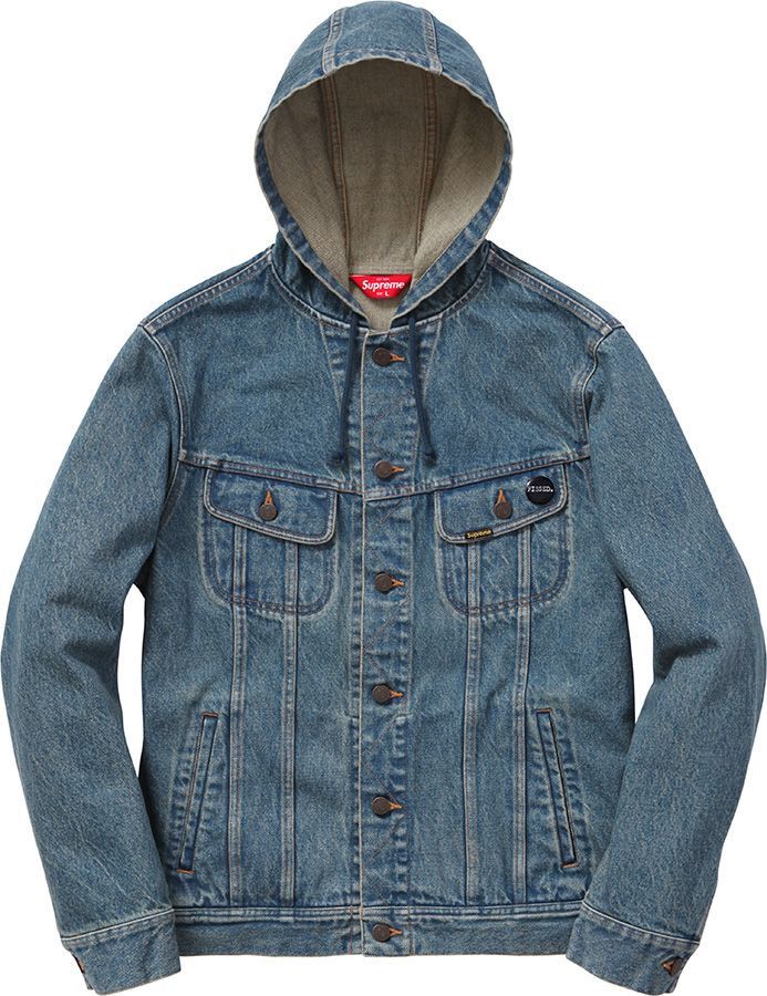 Supreme SS 15 Hooded Denim Trucker Jacket | Grailed