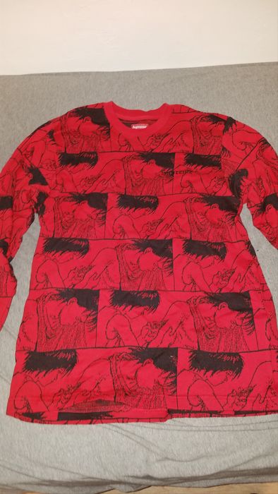 Supreme Supreme Akira Syringe Jacquard L/S Top RED | Grailed