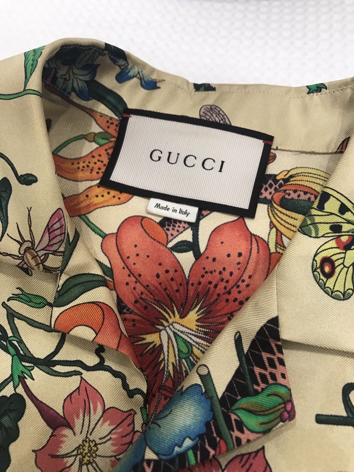 Gucci GUCCI Floral Silk Shirt | Grailed