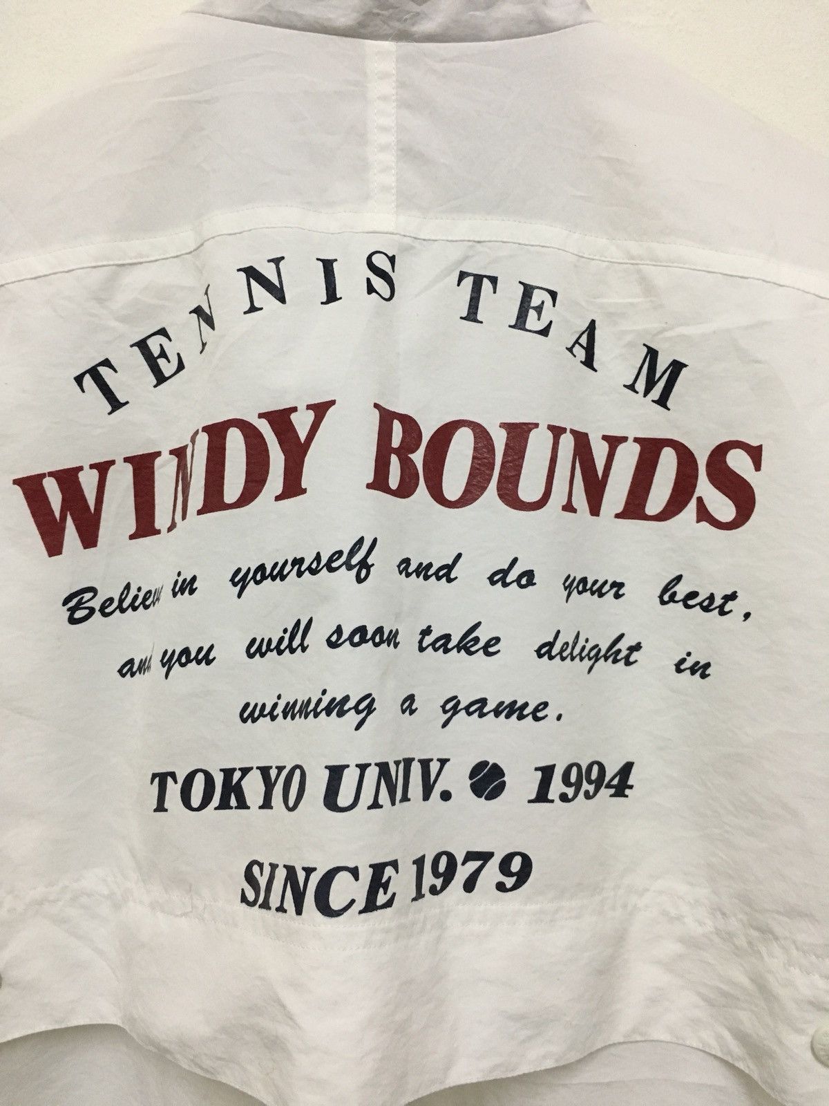 Sergio Tacchini Vintage Sergio Tacchini Sweater Tennis Tokyo University 1994 Size US S / EU 44-46 / 1 - 8 Thumbnail