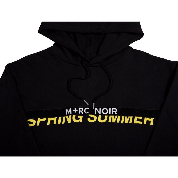 M+Rc Noir M +RC NOIR BLACK SS VELCRO HOODIE SS - 18 | Grailed