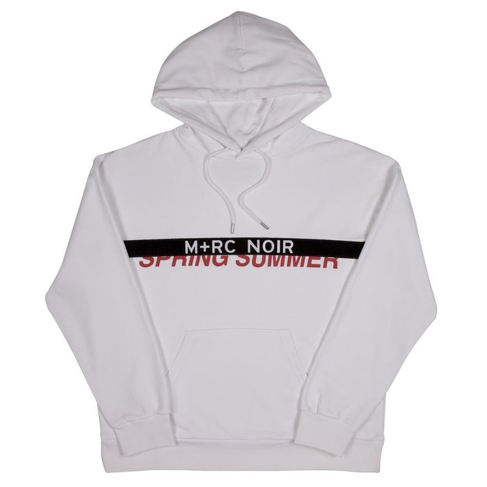 M+Rc Noir M +RC NOIR WHITE SS VELCRO HOODIE SS - 18 | Grailed