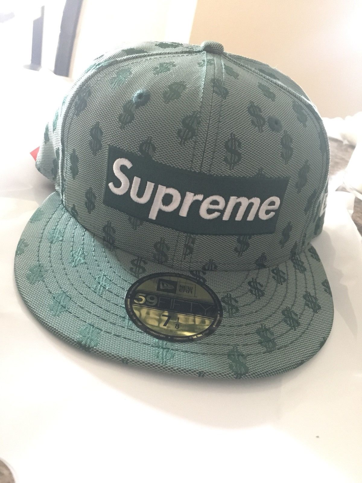 Supreme Supreme Monogram Box Logo Money Hat In Pimp Green | Grailed