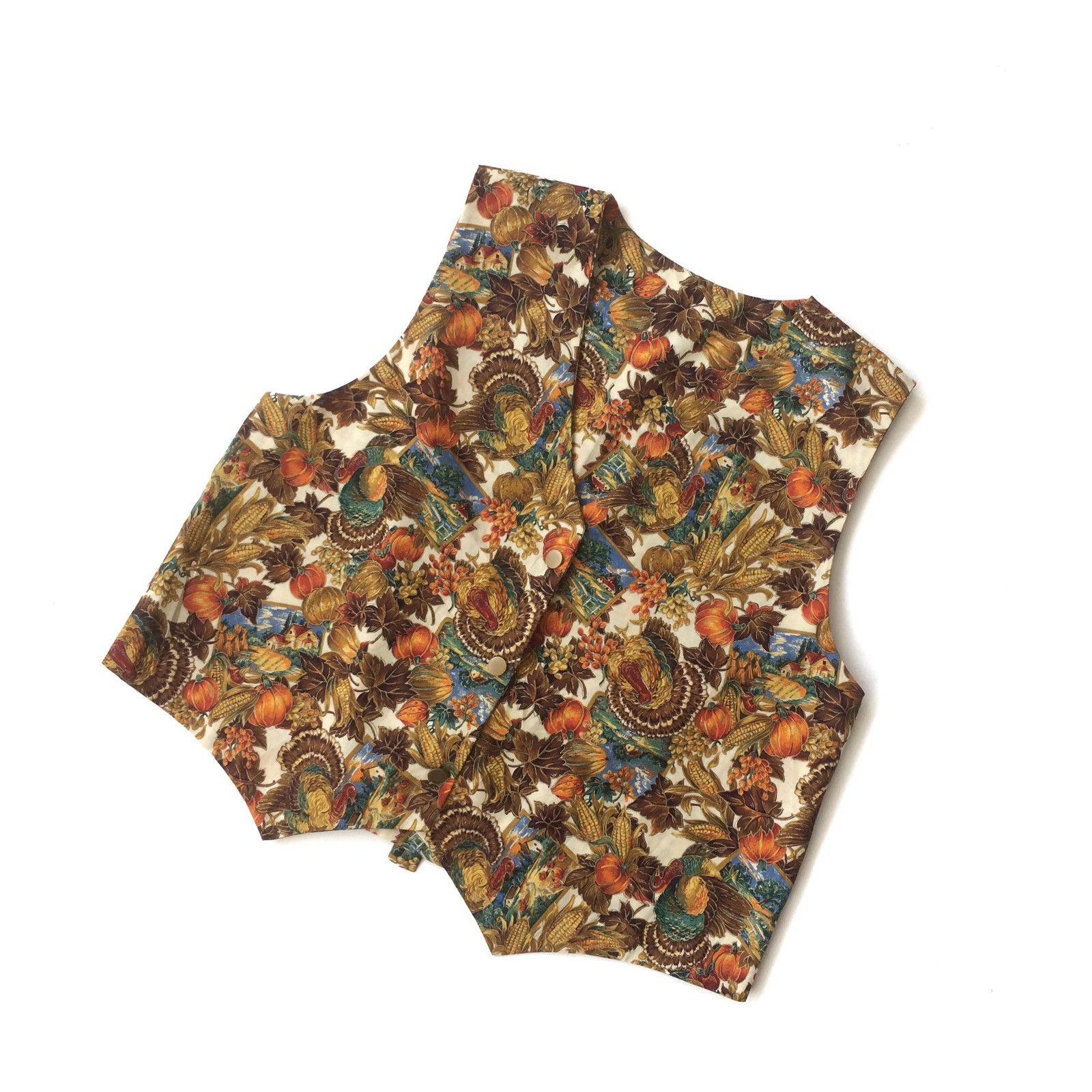 80s Overprint Farmville Motive Vest