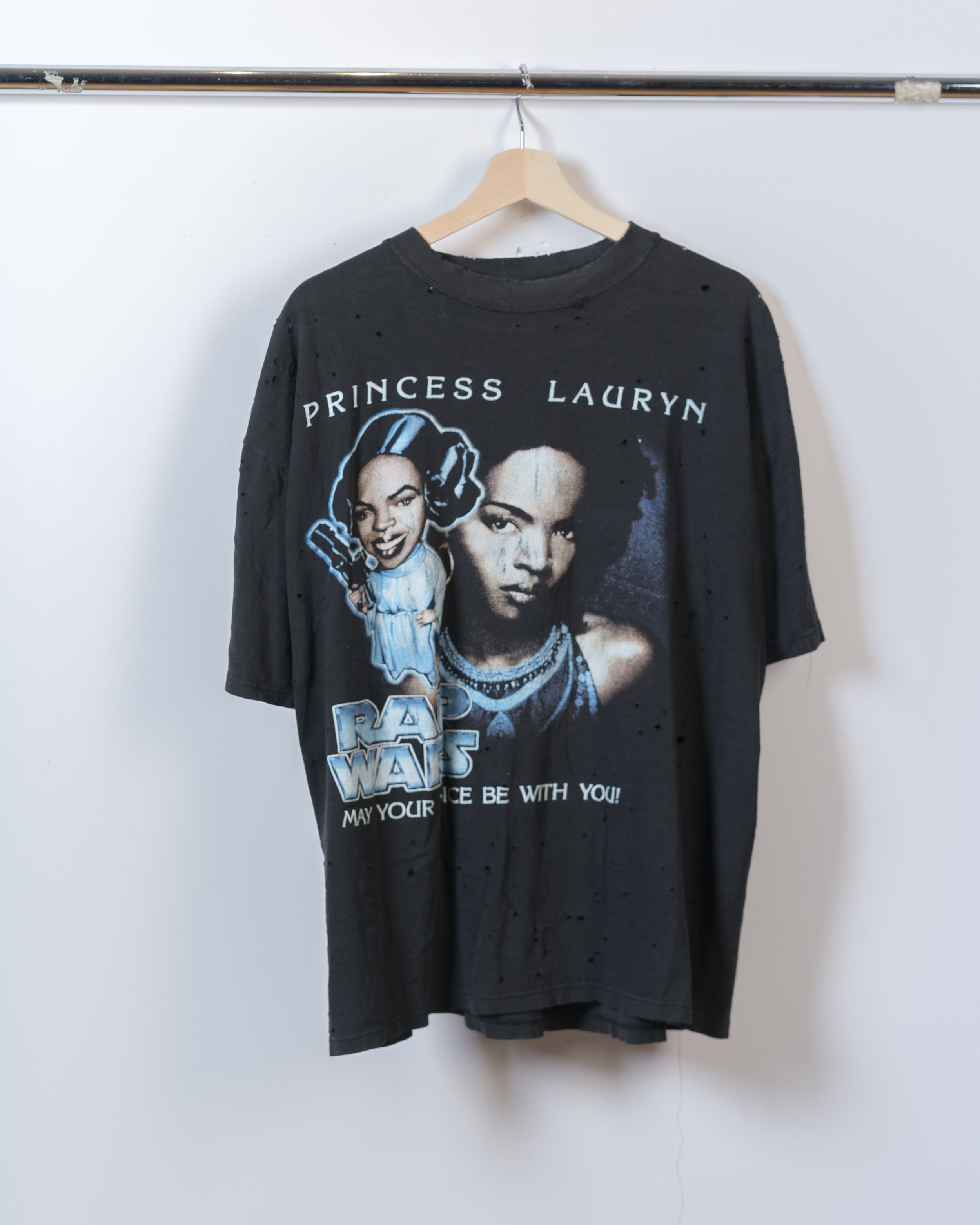 Lauryn Hill Rap Tシャツ Raptee 90' ジャイアントタグ Lauryn Hill Rap Tシャツ Raptee 90' ジャイアントタグ