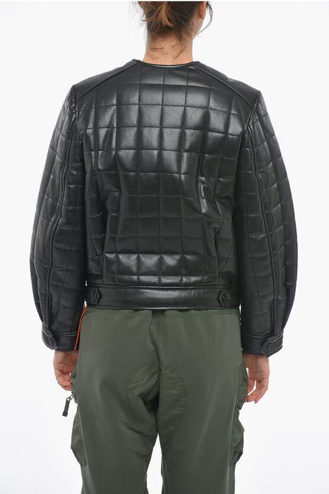 Rodebjer Recycled Leather Quilted Bomber Grailed 