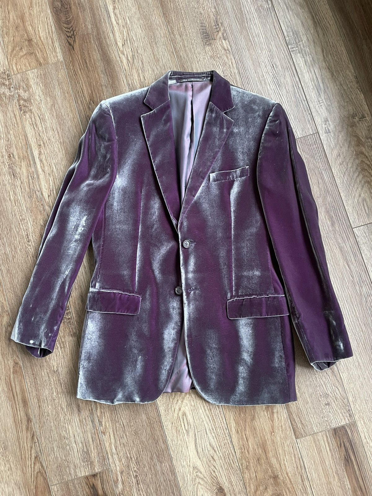Gucci × Tom Ford Iridescent Velvet Blazer Two-Button Blazer | Grailed