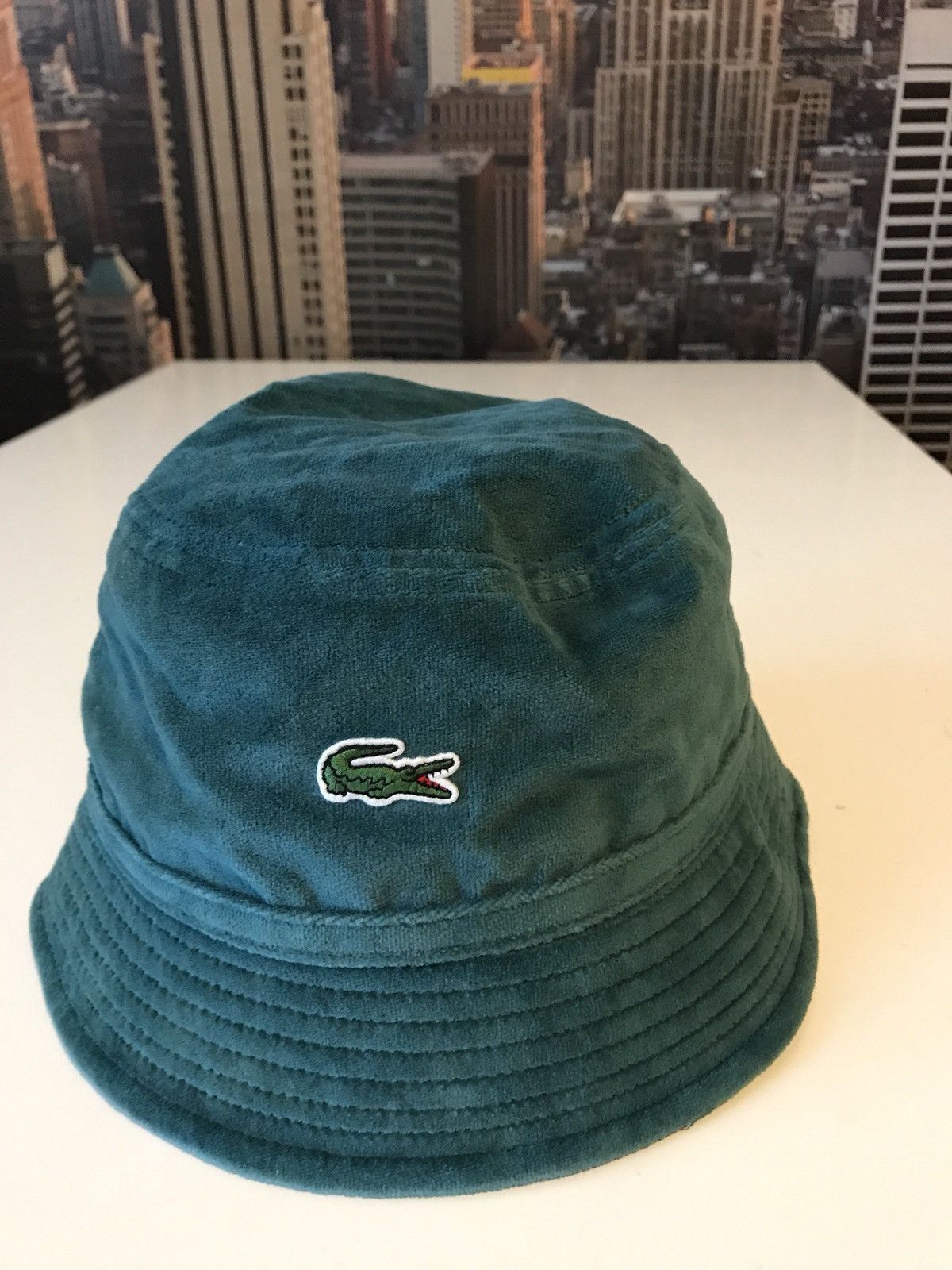 Lacoste bucket hat supreme best sale