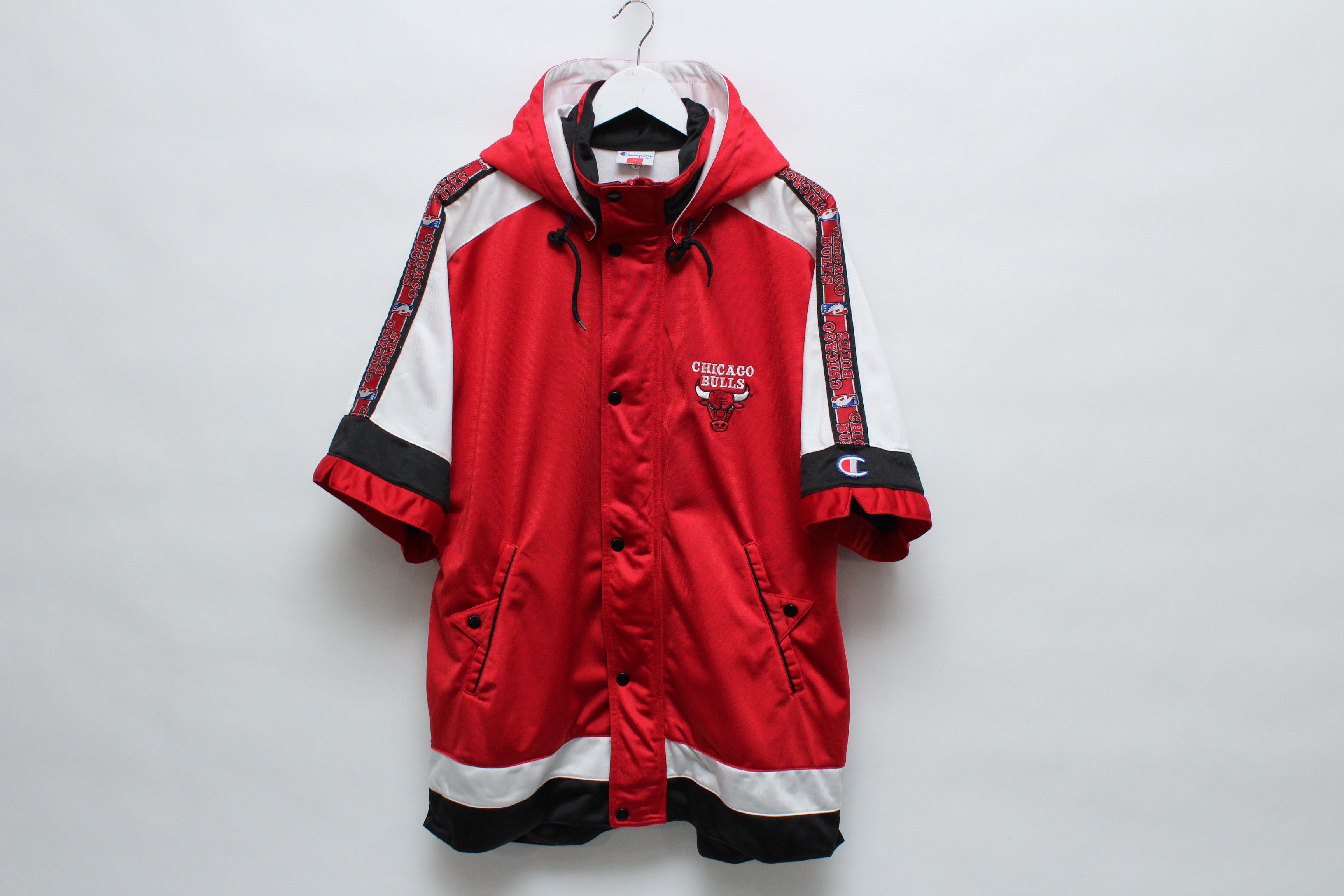 x*5様 NBA Champion CHICAGO BULLS WARMUP S CHICAGO BULLS BASKETBALL WARM UP SHOOTING HOODED JACKET