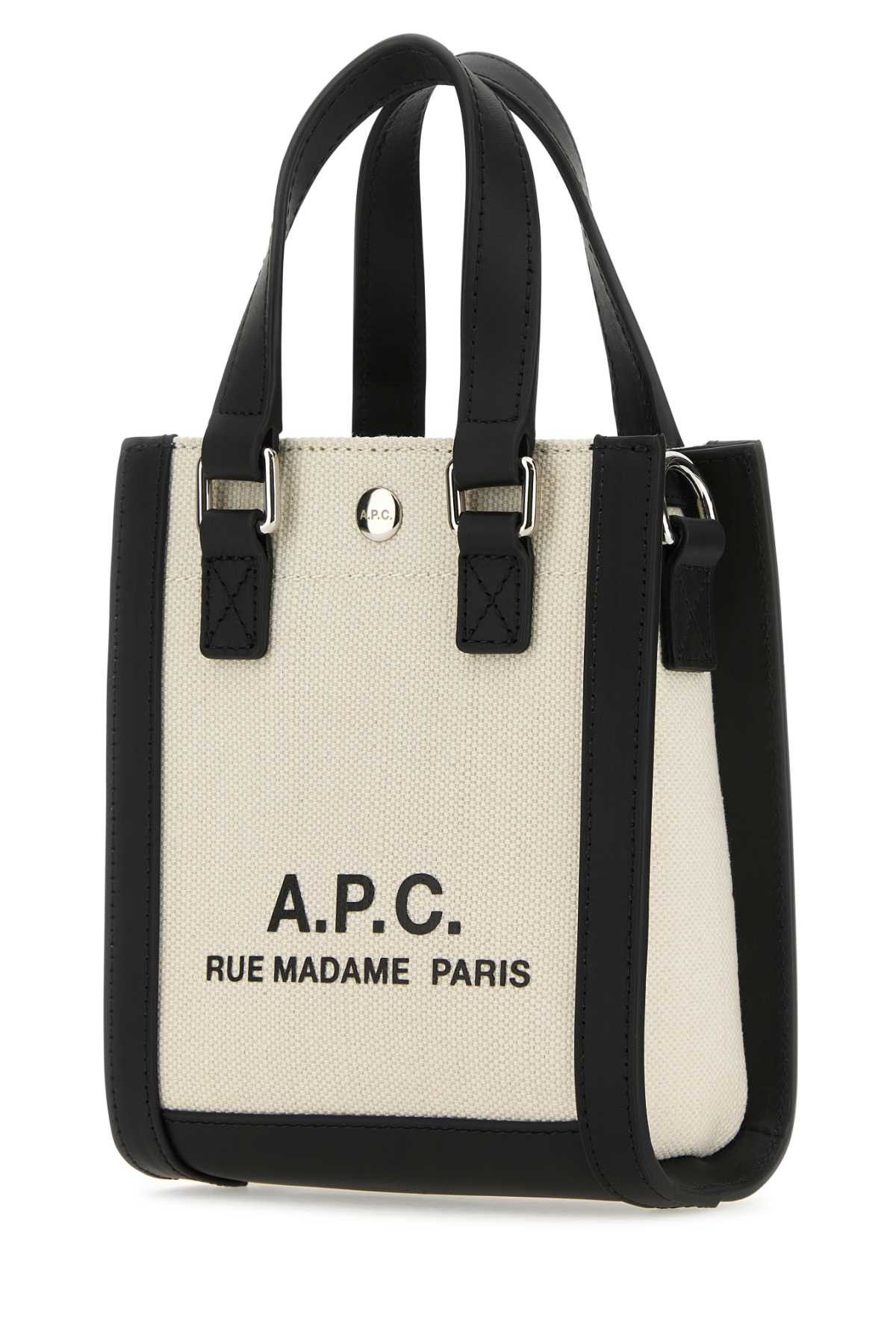 Two-Tone Canvas And Leather Camille 2.0 Mini Handbag