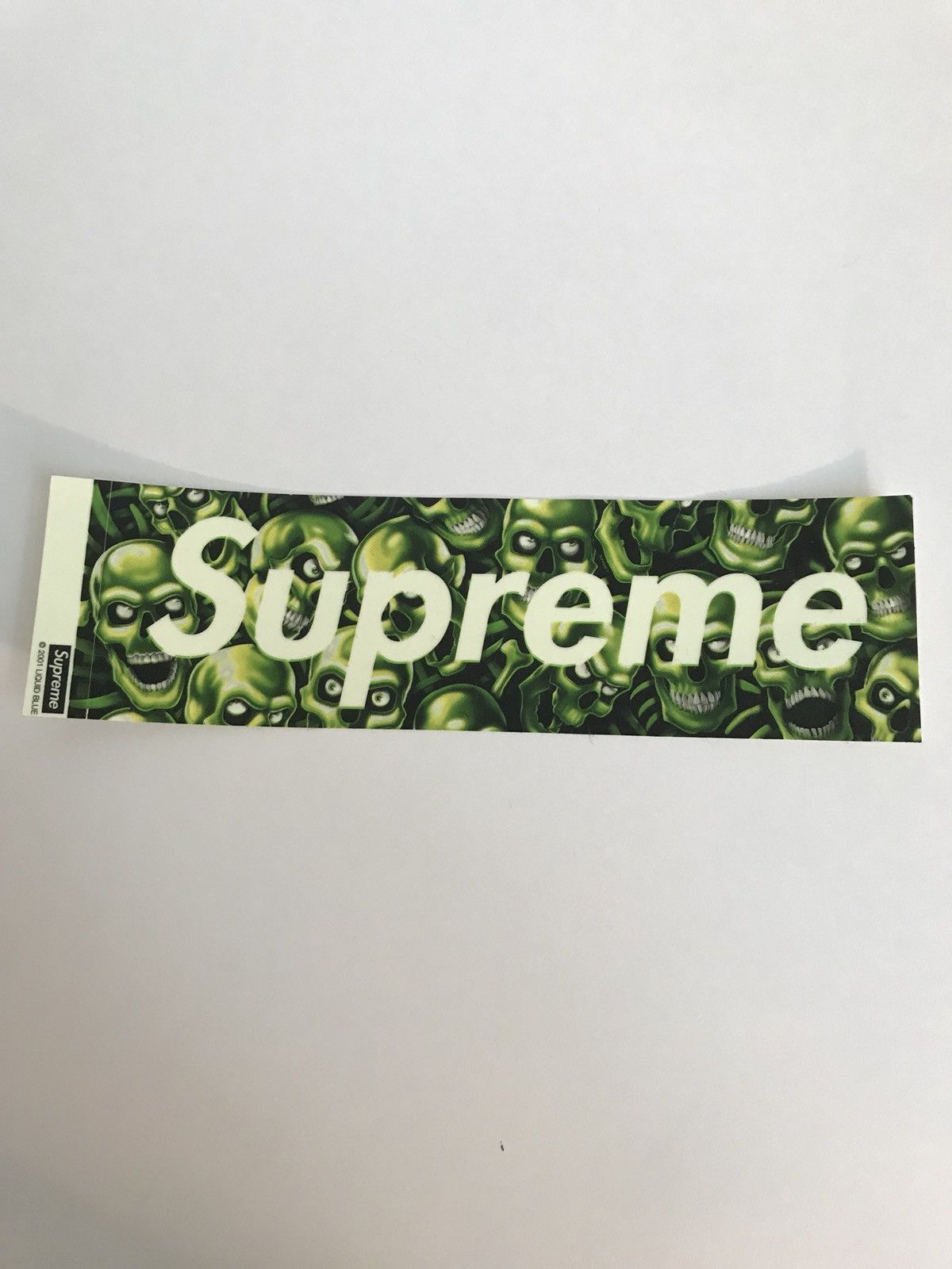 Supreme Skull Sticker Grailed
