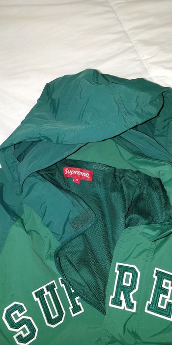 Supreme Court Half Zip Pullover XL Green Deadstock | Grailed