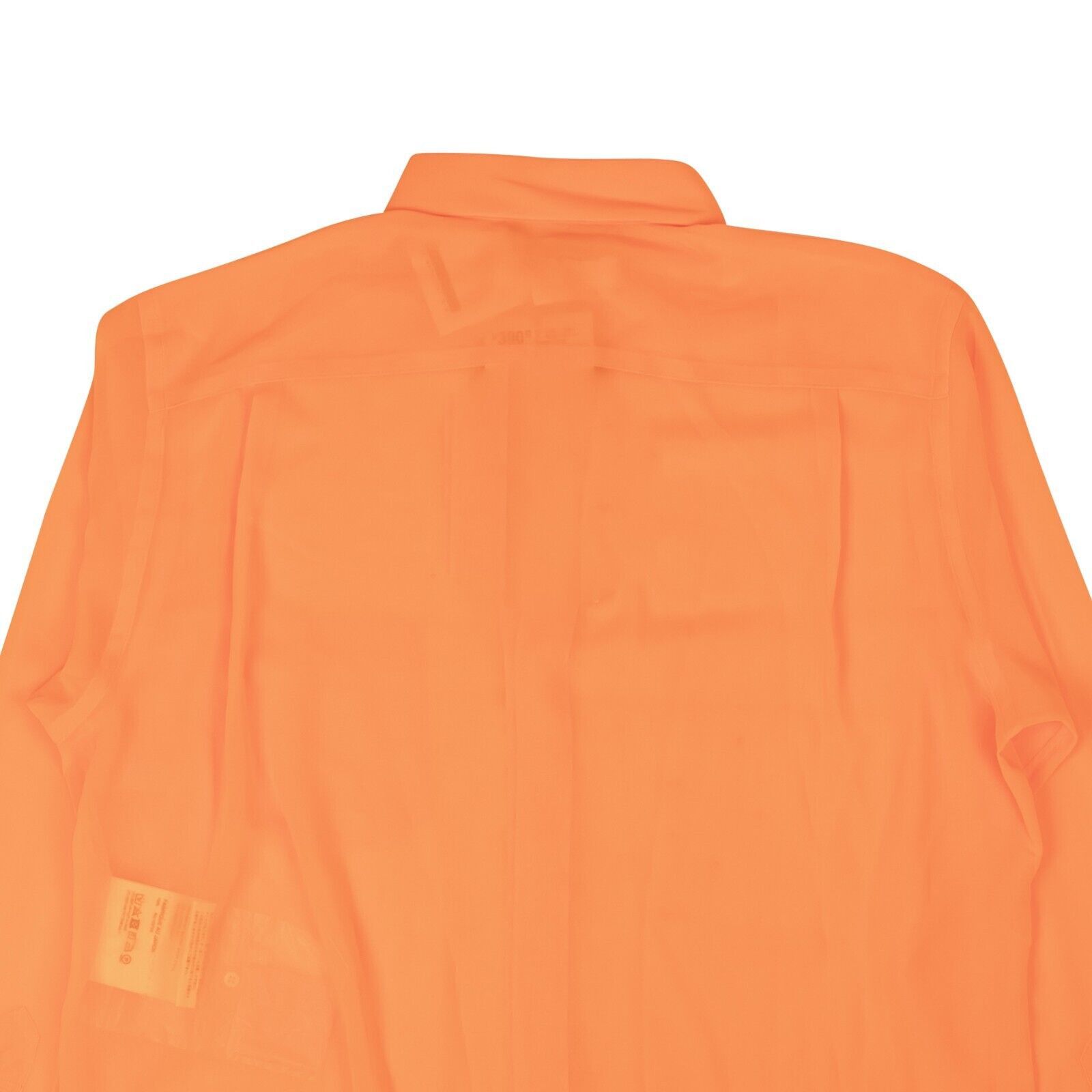 Junya Watanabe Neon Orange Transparent Long Sleeve Shirt Size L Size L / US 10 / IT 46 - 4 Thumbnail