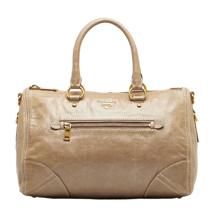 Prada Prada Vitello Lux Satchel | Grailed