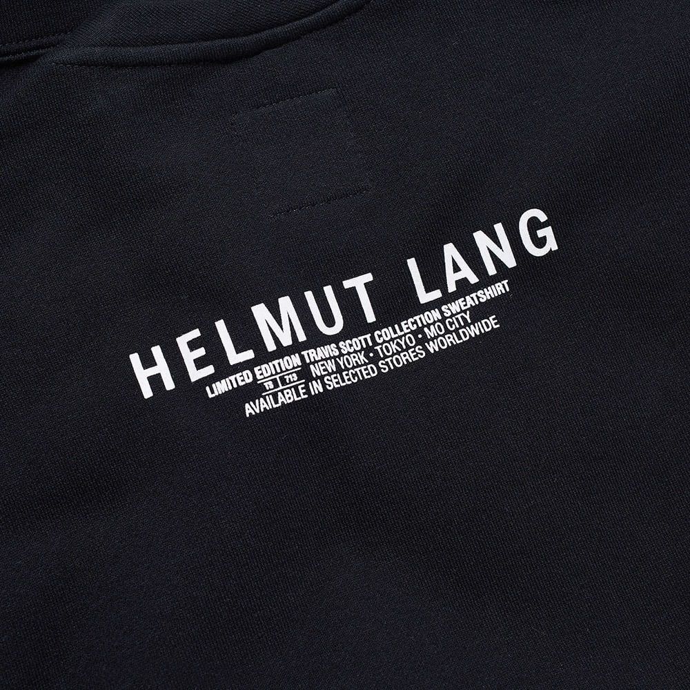 HELMUT LANG X TRAVIS SCOTT PROTOTYPE PRINT CREWNECK BLACK