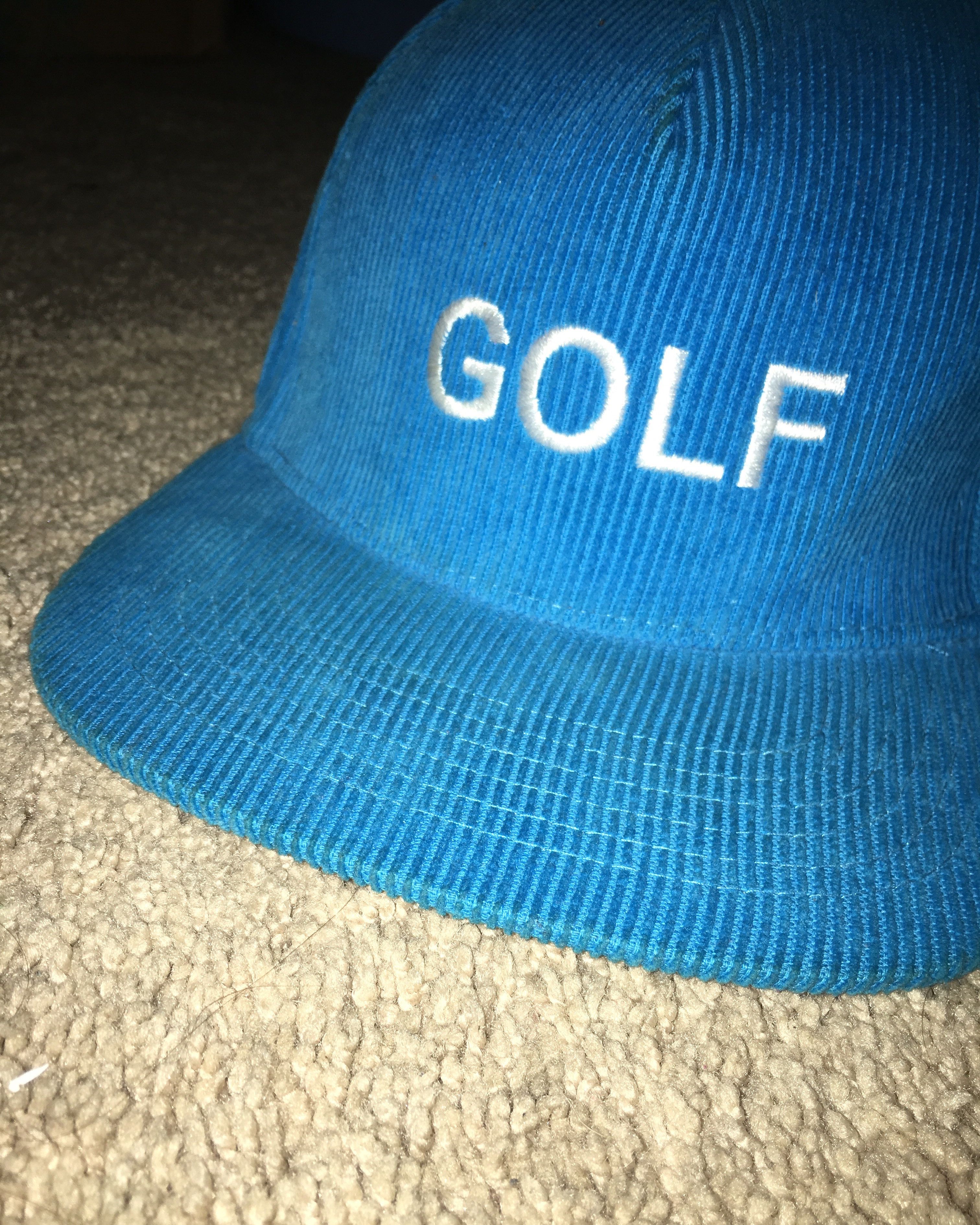 Golf Wang blue Golf corduroy hat Size ONE SIZE - 1 Preview