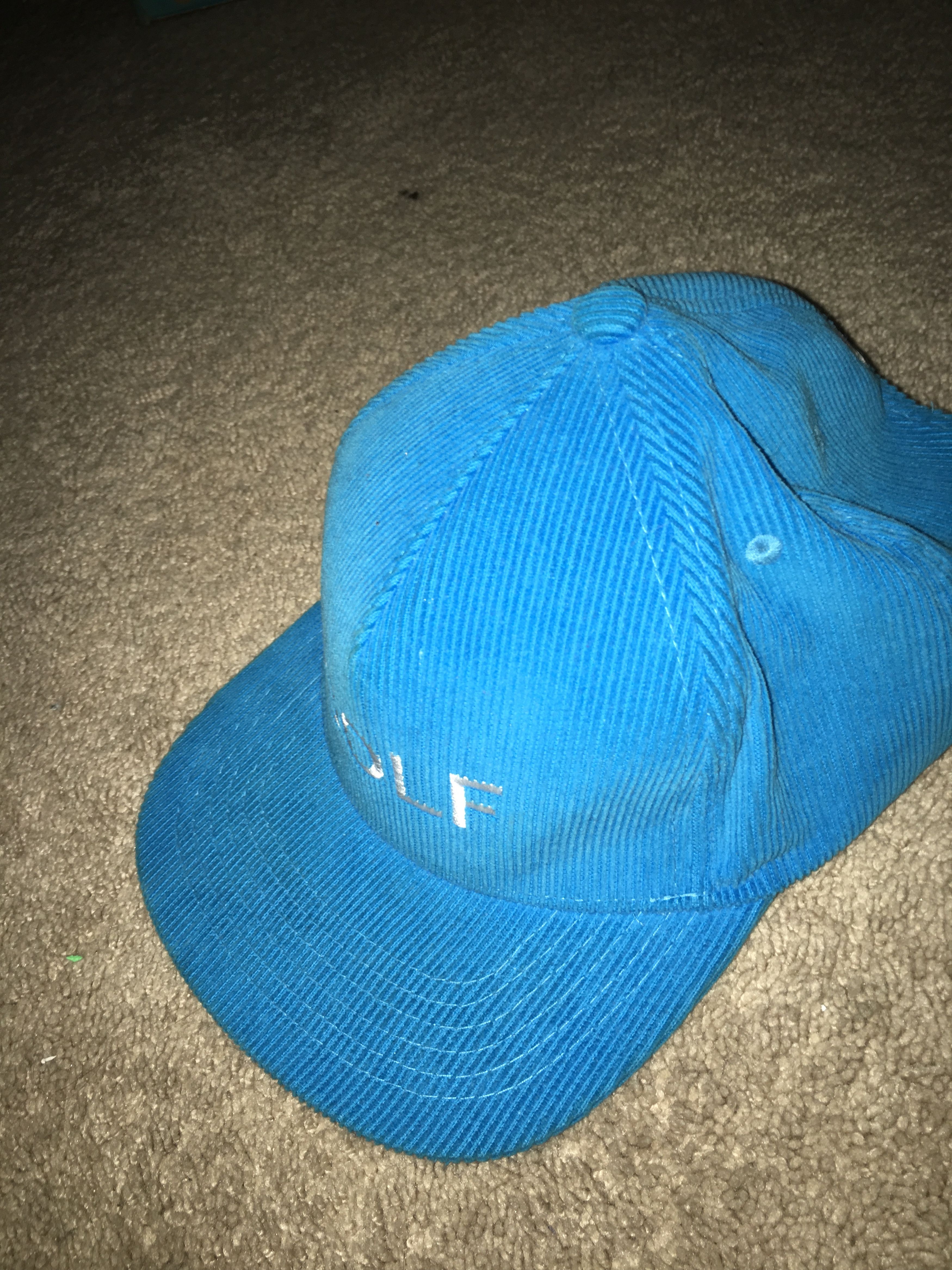 Golf Wang blue Golf corduroy hat Size ONE SIZE - 2 Preview