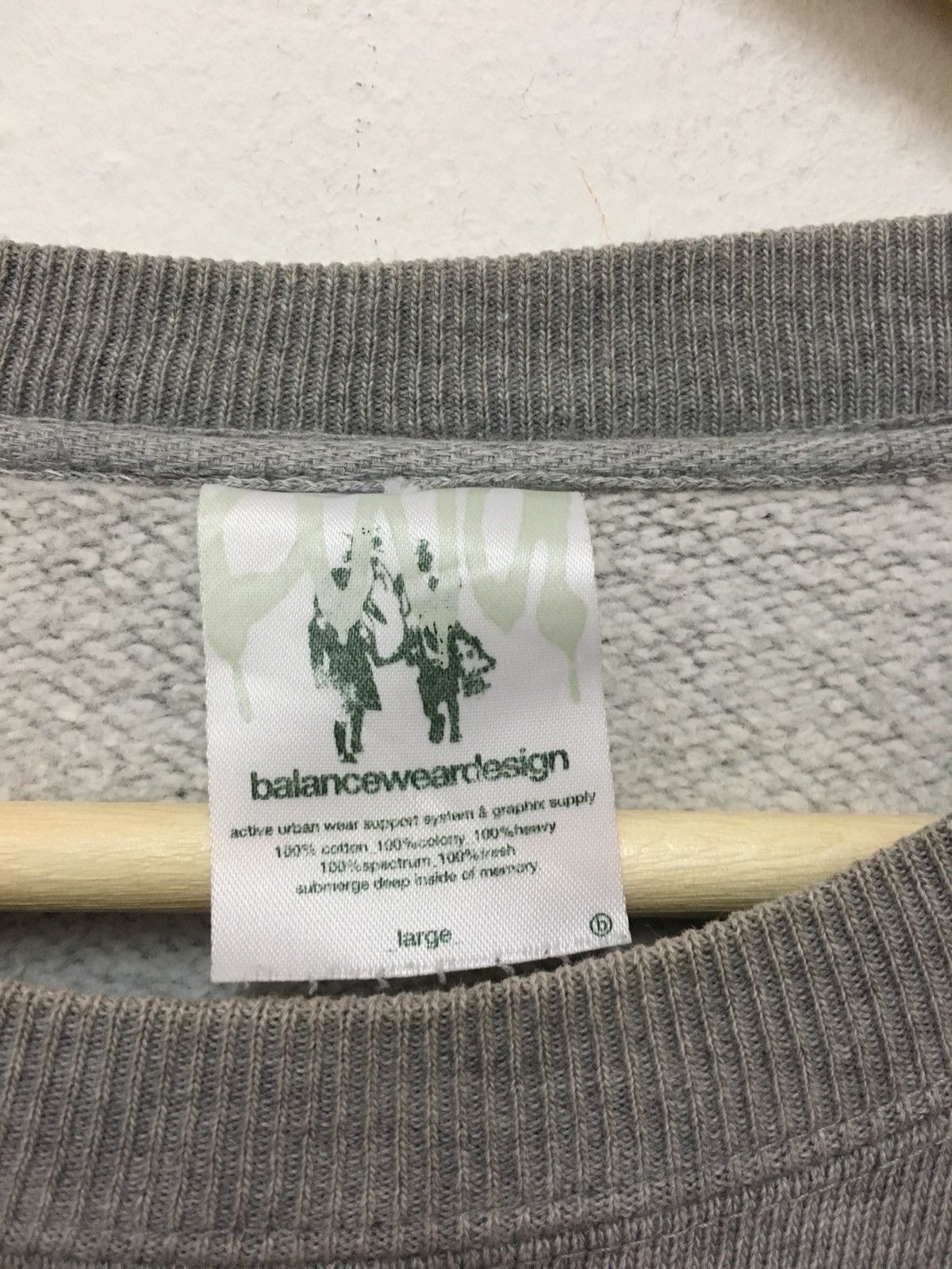 Japanese Brand Balanceweardesign Sweatshirt Sweater Jumper Pullover Size US L / EU 52-54 / 3 - 3 Thumbnail