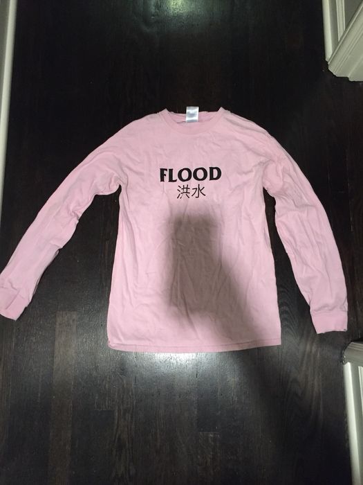 Kyc Vintage KYC Vintage Long Sleeve Pink FLOOD Tee Grailed