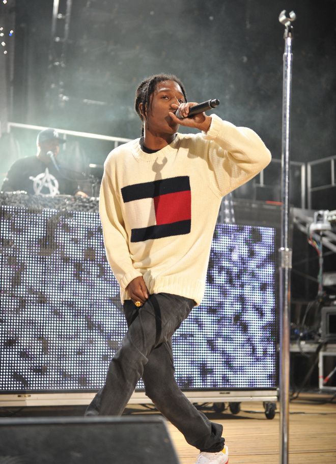 Asap rocky tommy hilfiger sweater on sale