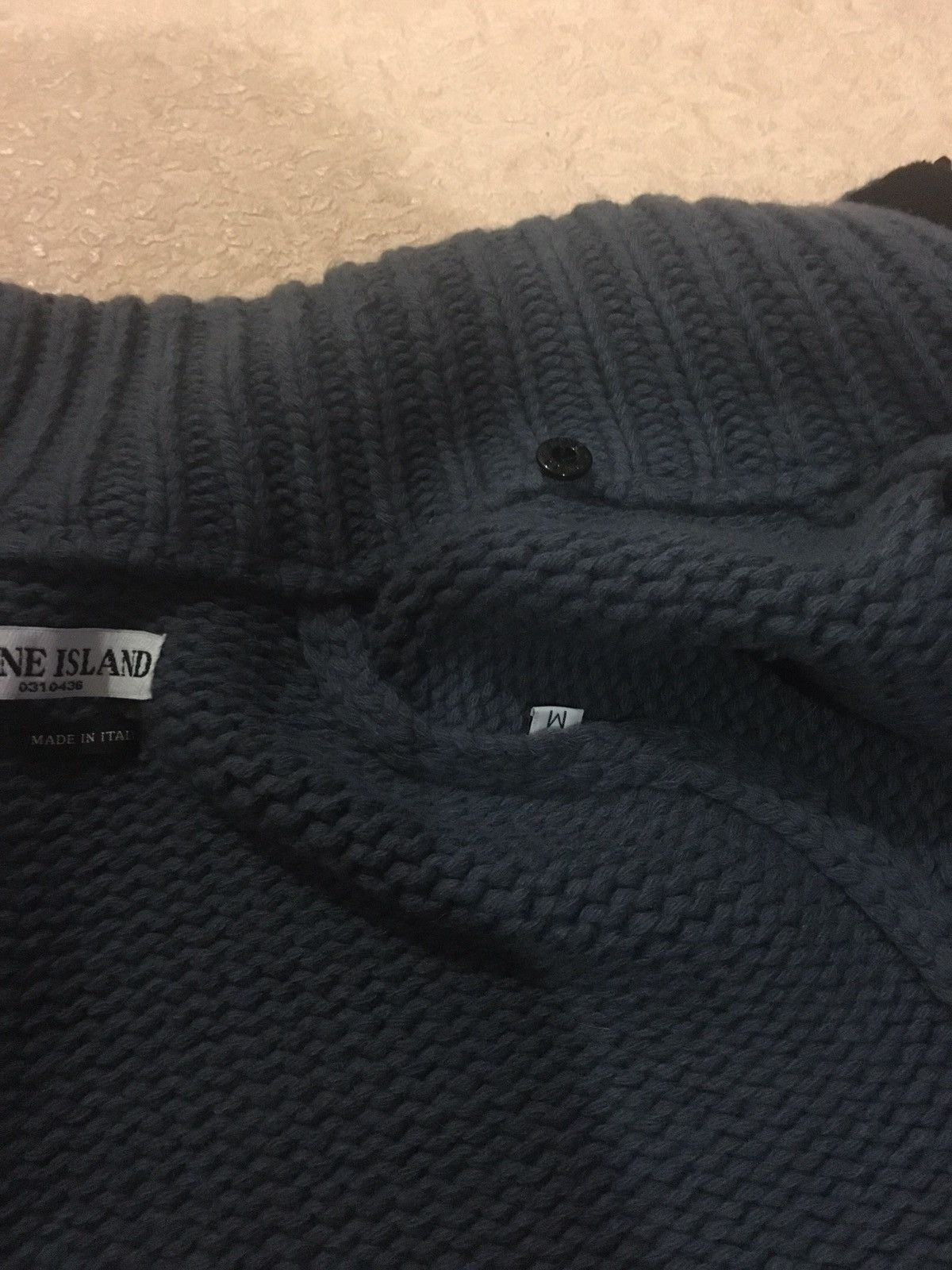 Stone Island Vintage Stone Islad Wool Knitted Jacket A/W 04