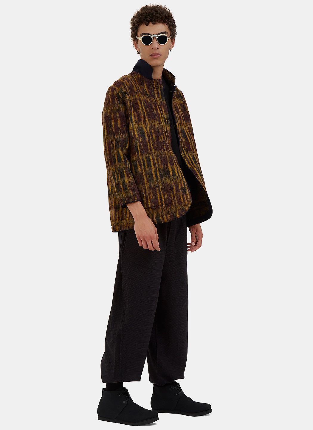 Marvielab Oversized Reversible Polka Dot Wool Pants Size US 32 / EU 48 - 8 Thumbnail