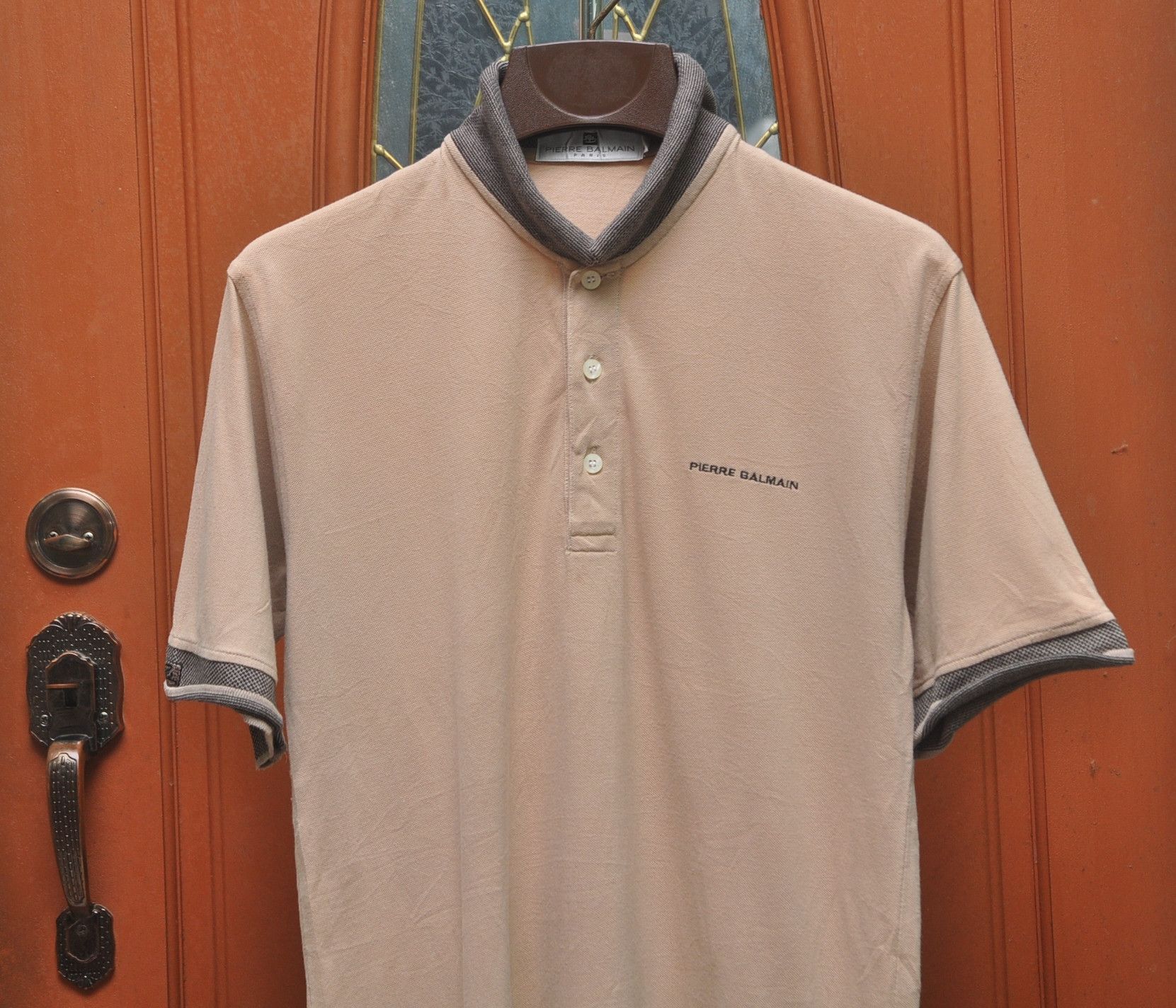 Balmain × Designer × Japanese Brand Pierre Balmain Button Up Ringer Shirt Size US M / EU 48-50 / 2 - 2 Thumbnail