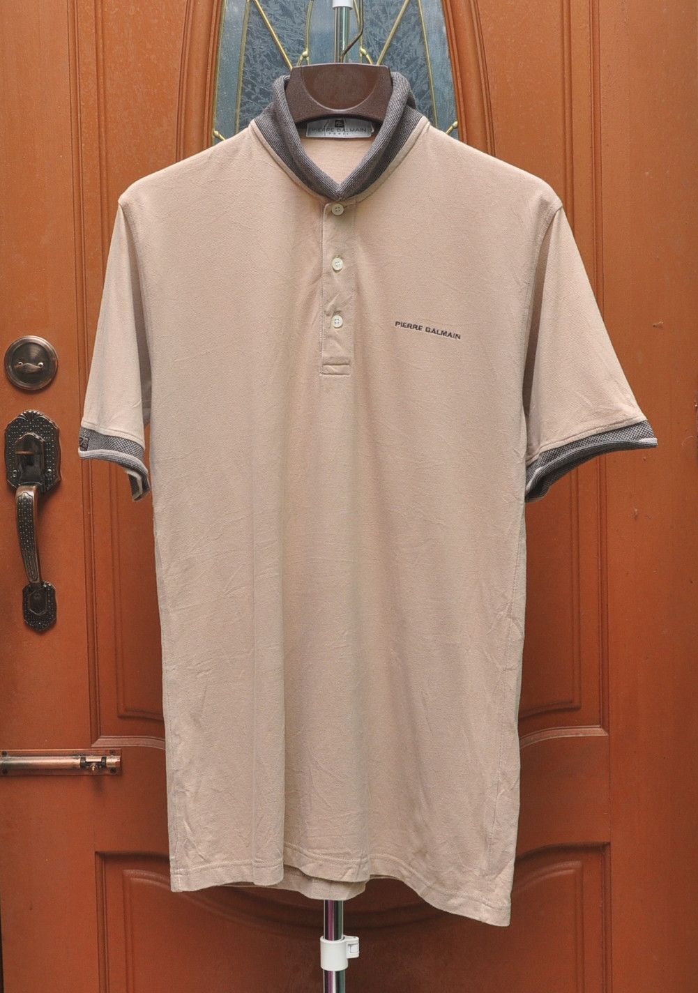 Balmain × Designer × Japanese Brand Pierre Balmain Button Up Ringer Shirt Size US M / EU 48-50 / 2 - 1 Thumbnail
