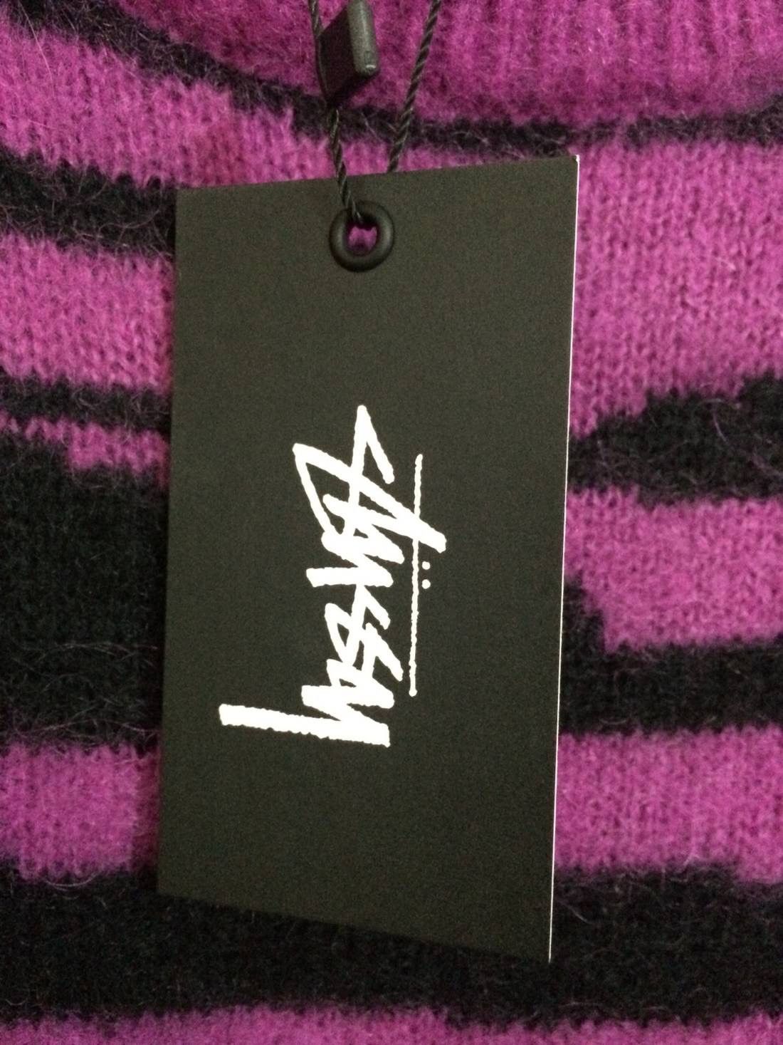 Stussy Stussy Zebra Pink/black Mohair Sweater / Brand New! Size S 