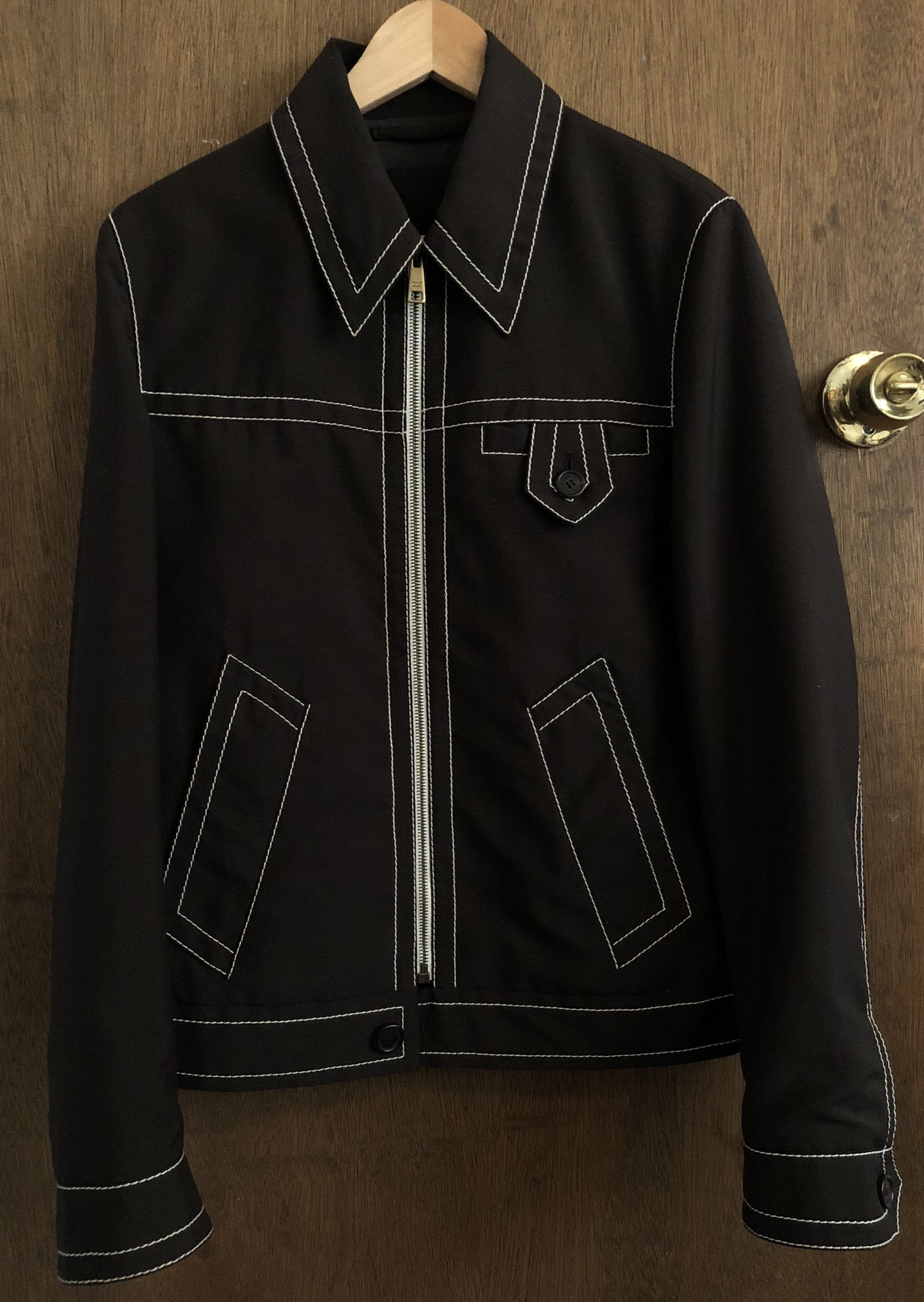 Prada SS15 Top-stitch Jacket | Grailed