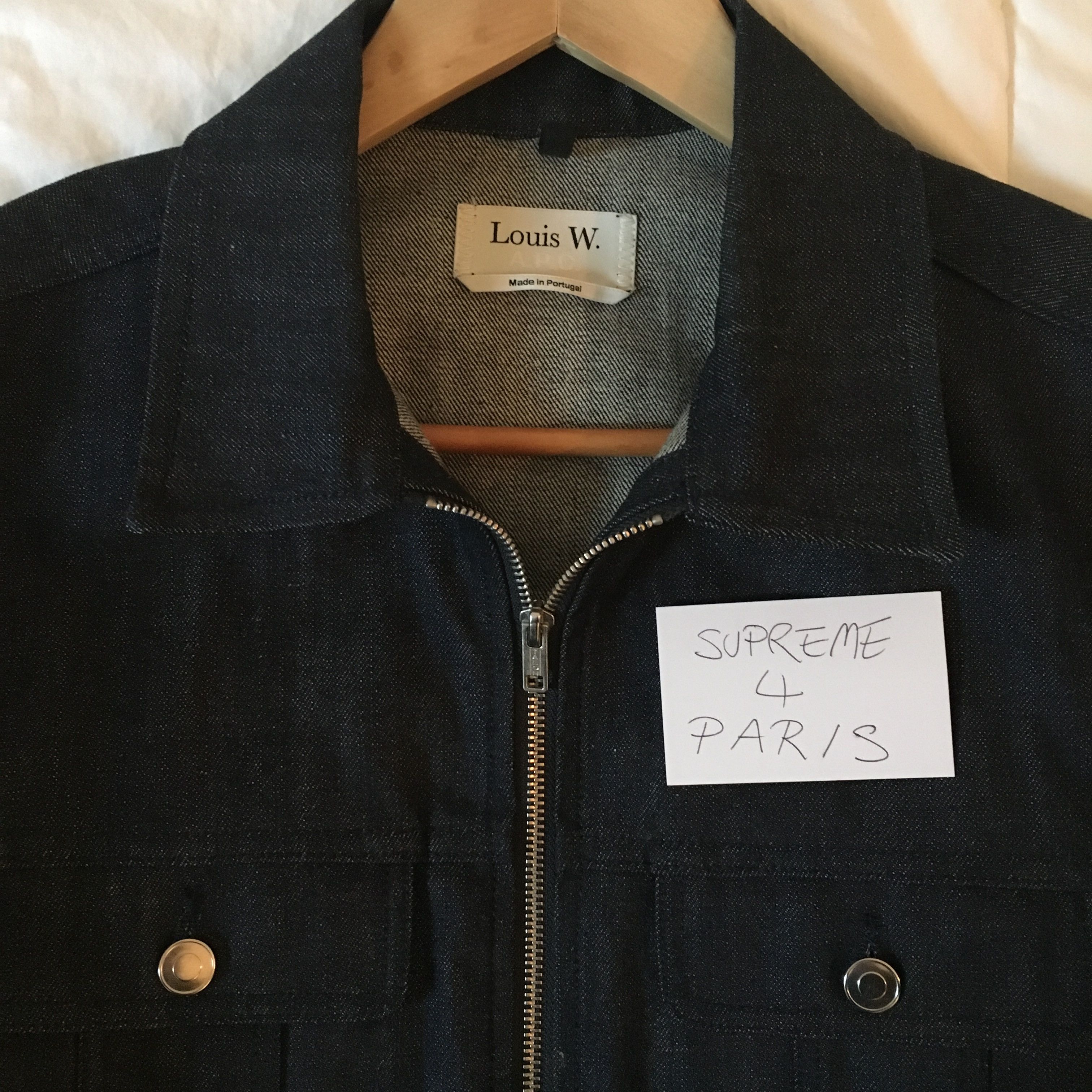 A.P.C. × Louis W. Louis W. Carter Denim Zip Jacket | Grailed