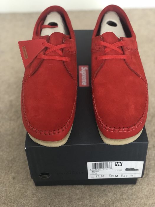 Supreme Supreme x Clarks Originals - Weaver - Red | Grailed